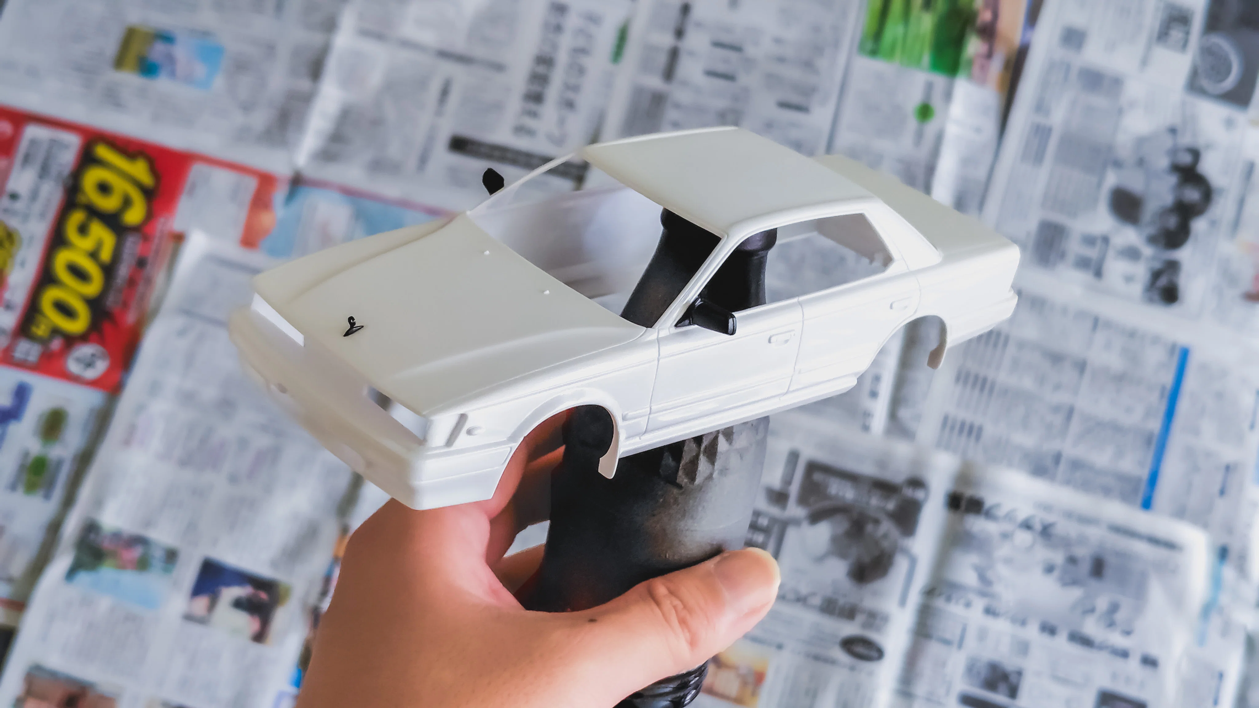 プラモ】初めてのシャコタン！｜アオシマ 1/24 C33ローレル その④