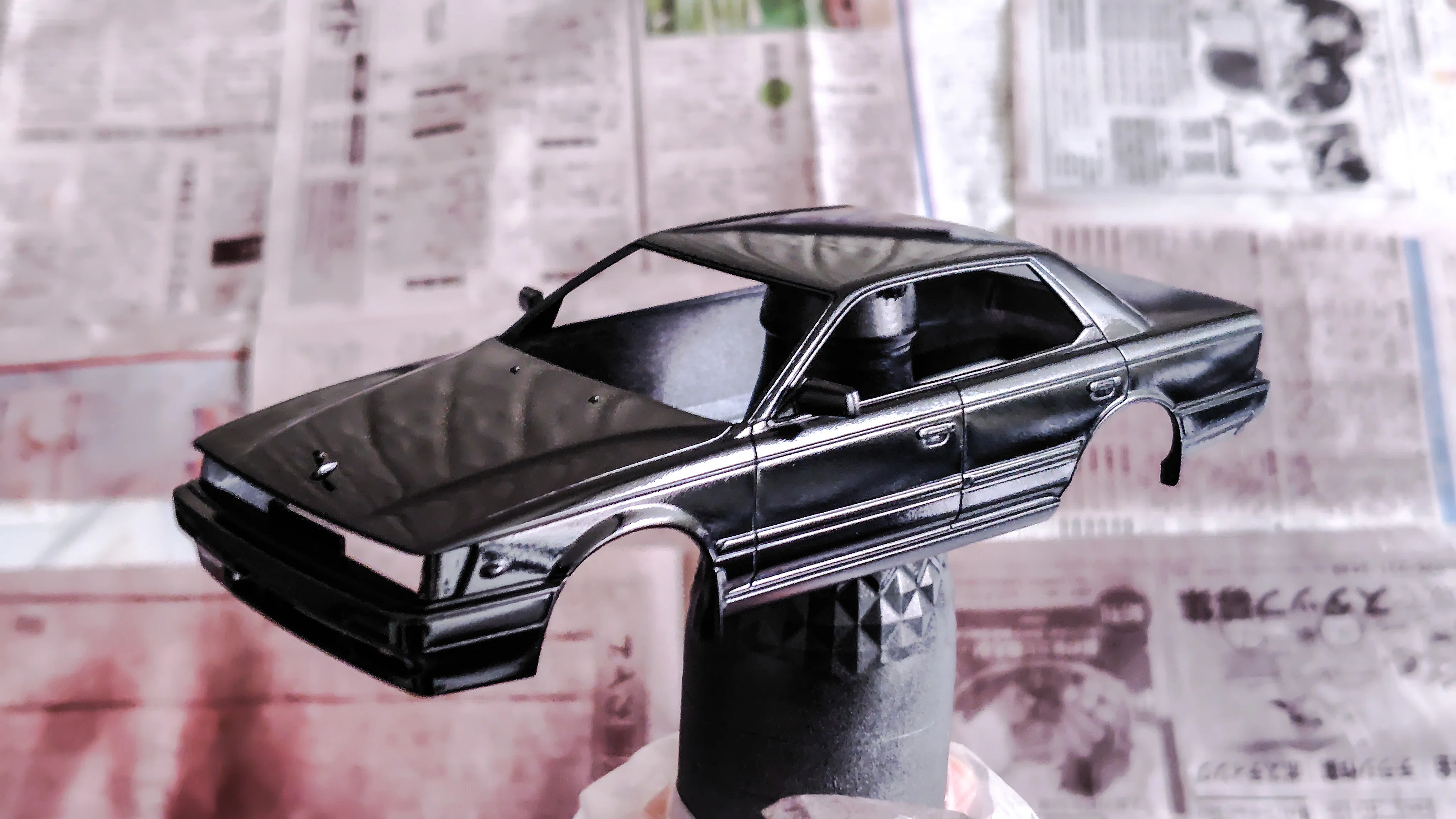 プラモ】初めてのシャコタン！｜アオシマ 1/24 C33ローレル その④
