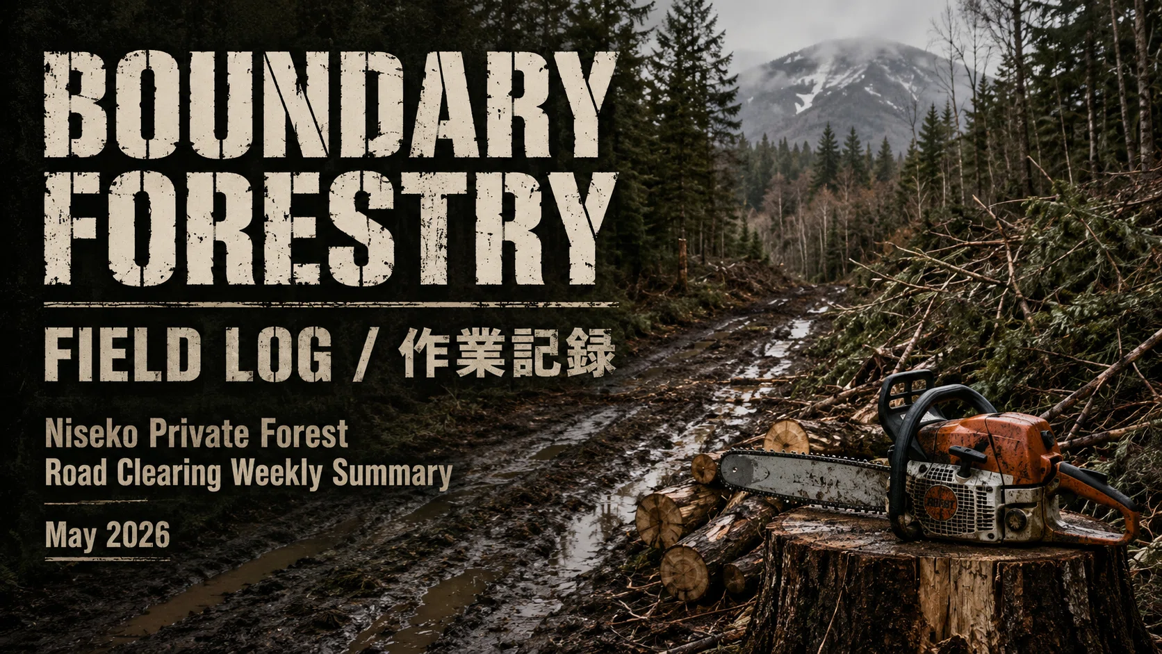 Boundary Forestry Field Log｜Recycled Scallop Shells and Forest