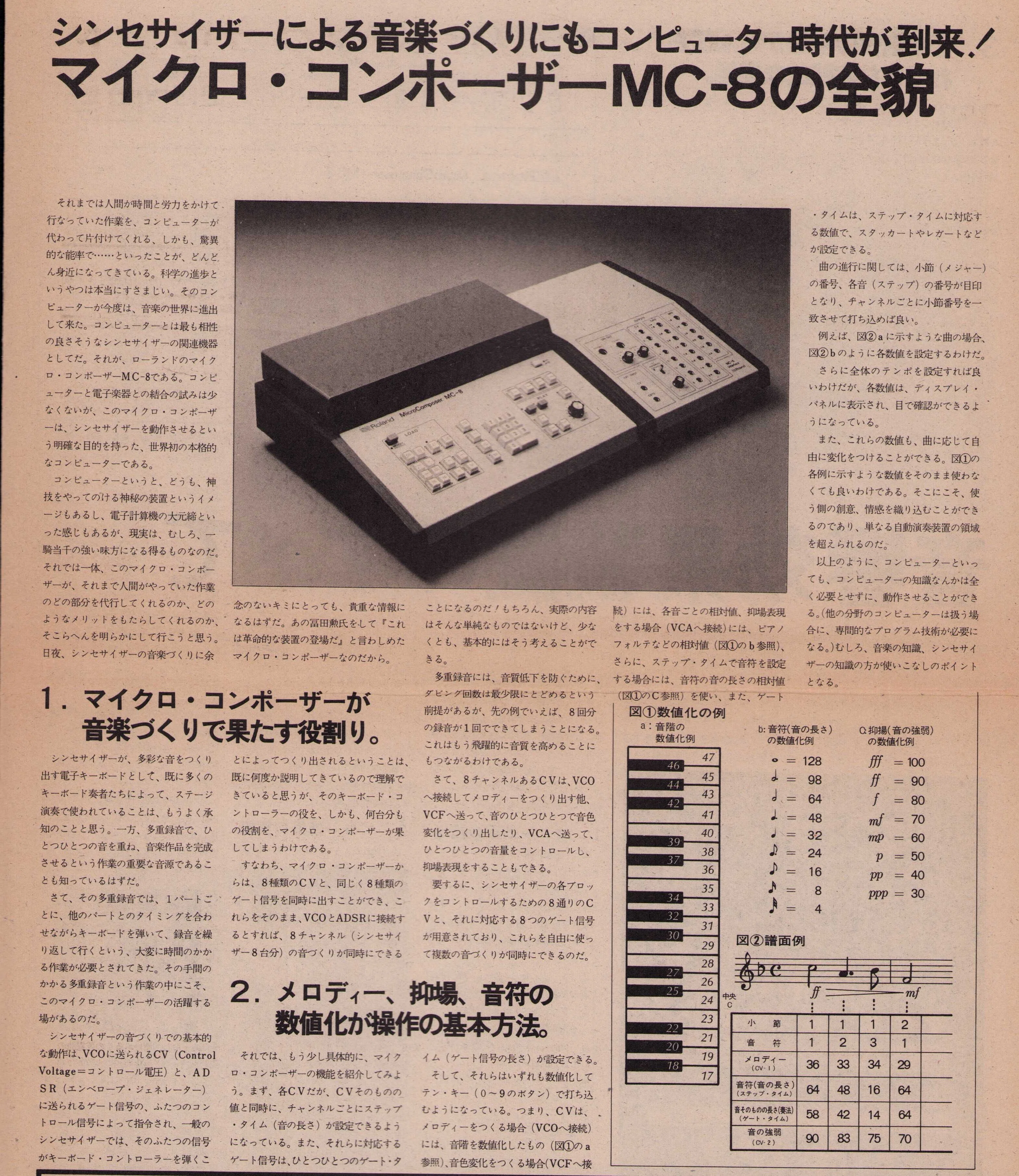 19：テクノポップ前夜、MC-8 のデモ曲「Odd Rhythm」に未来を見た
