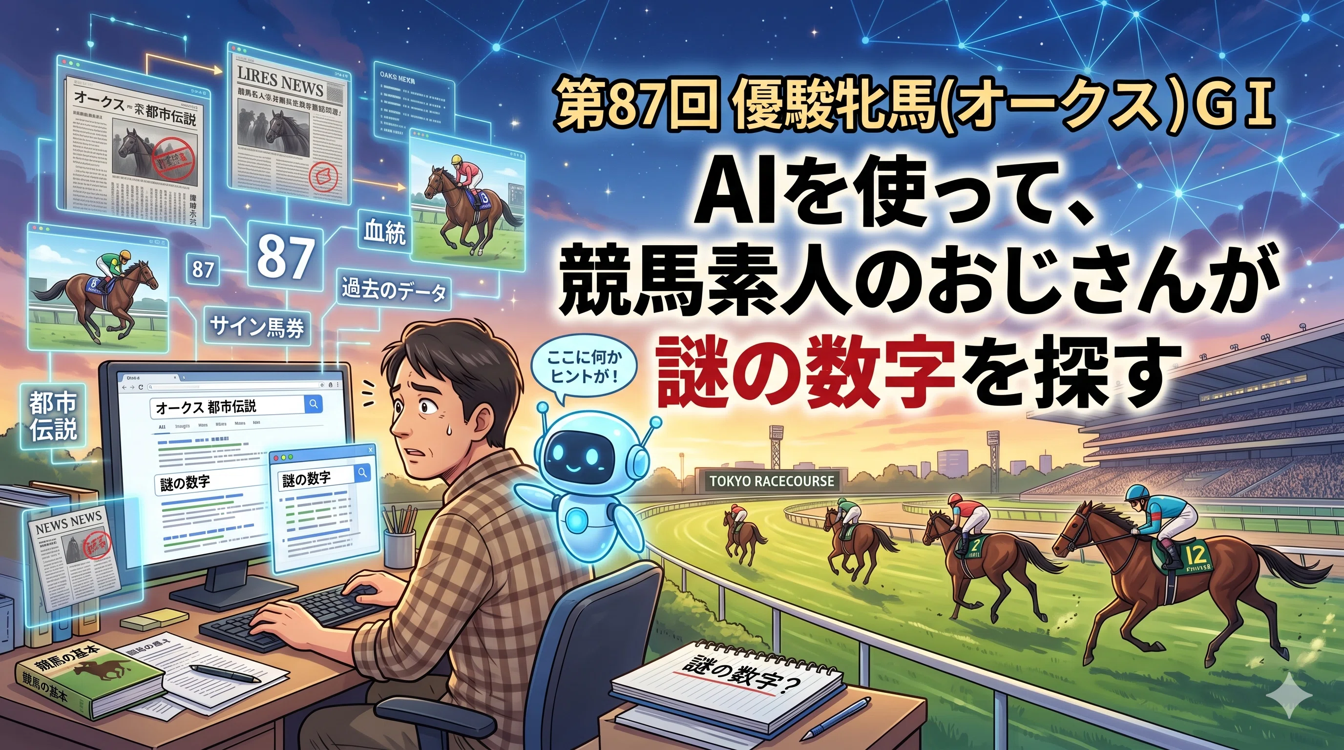 競馬の都市伝説 【サイン解読】第87回オークス、JRAが仕掛けた「数字の