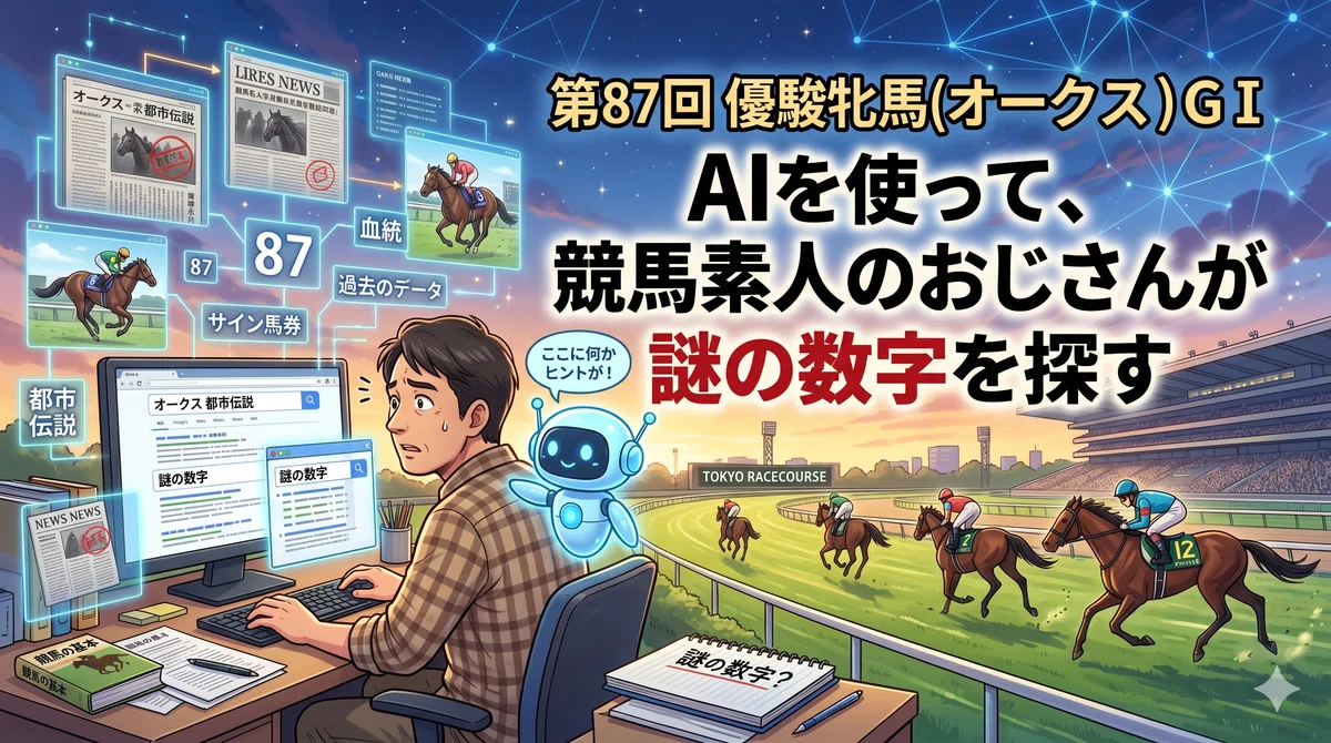 競馬の都市伝説 【サイン解読】第87回オークス、JRAが仕掛けた「数字の
