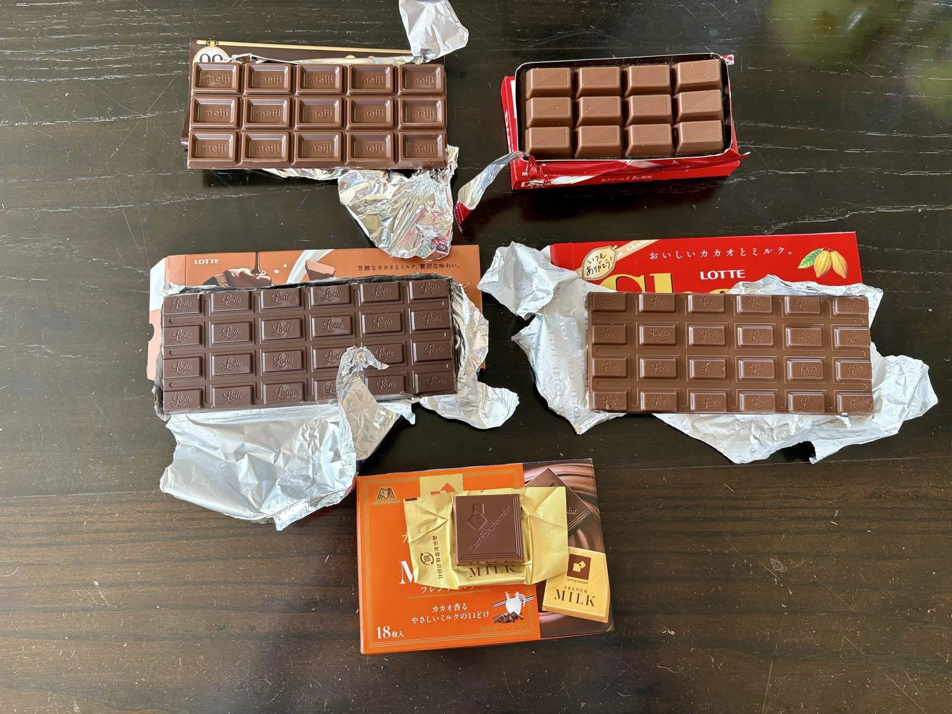実食デバッグ】スーパーの定番ミルクチョコ5種を徹底比較！味の