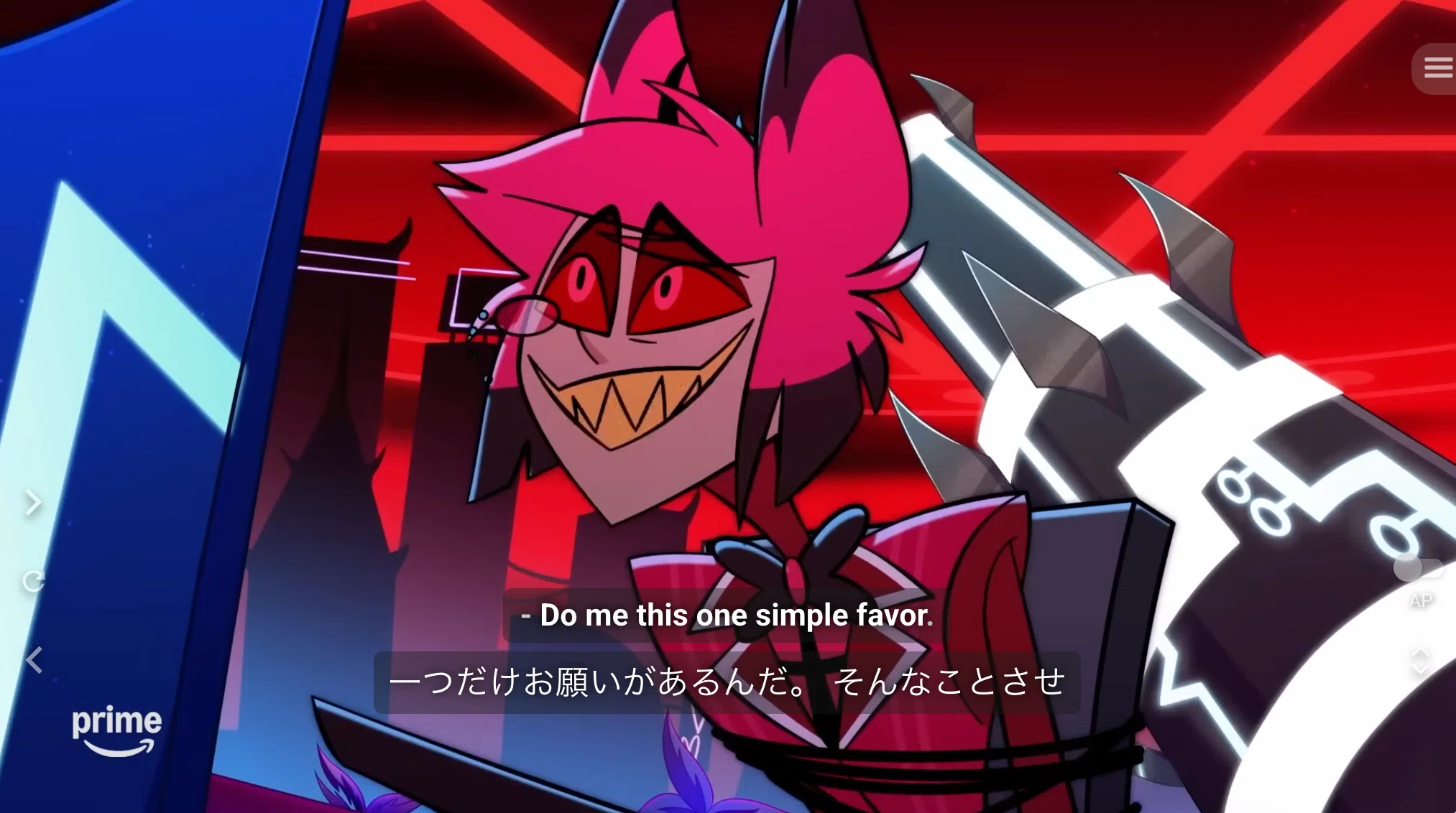 アニメ「Hazbin Hotel」 | アラスターから学ぶ英会話｜馬 | YMS🇬🇧