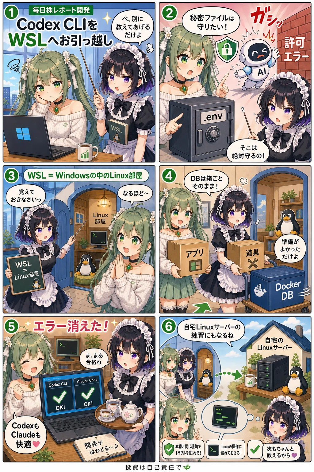 AIにおまかせ〜毎日株レポート欲しい⑧ 〜Codex CLIを快適に動かしたく