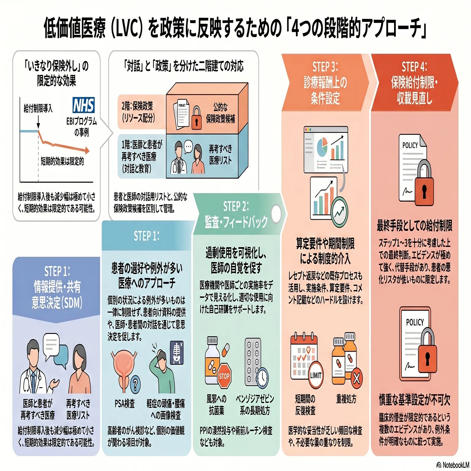 効果が乏しいというエビデンスがあることが指摘されている医療