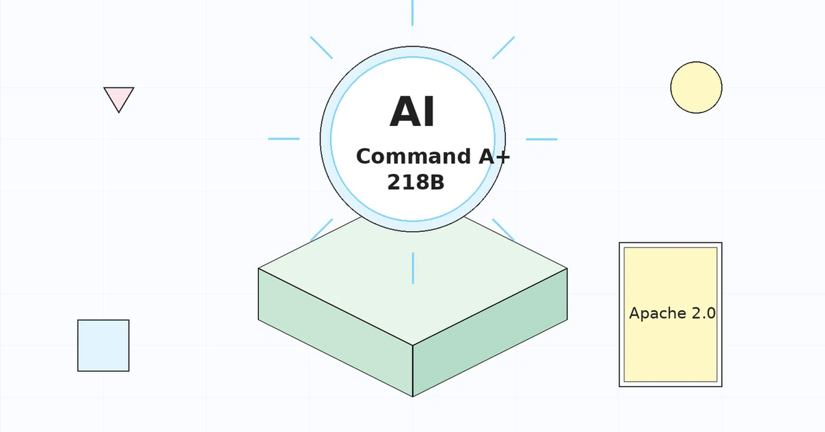 クローズドの雄が扉を開けた日——CohereがCommand A+（218B）をApache 2.0で全公開｜AI×note=まさき