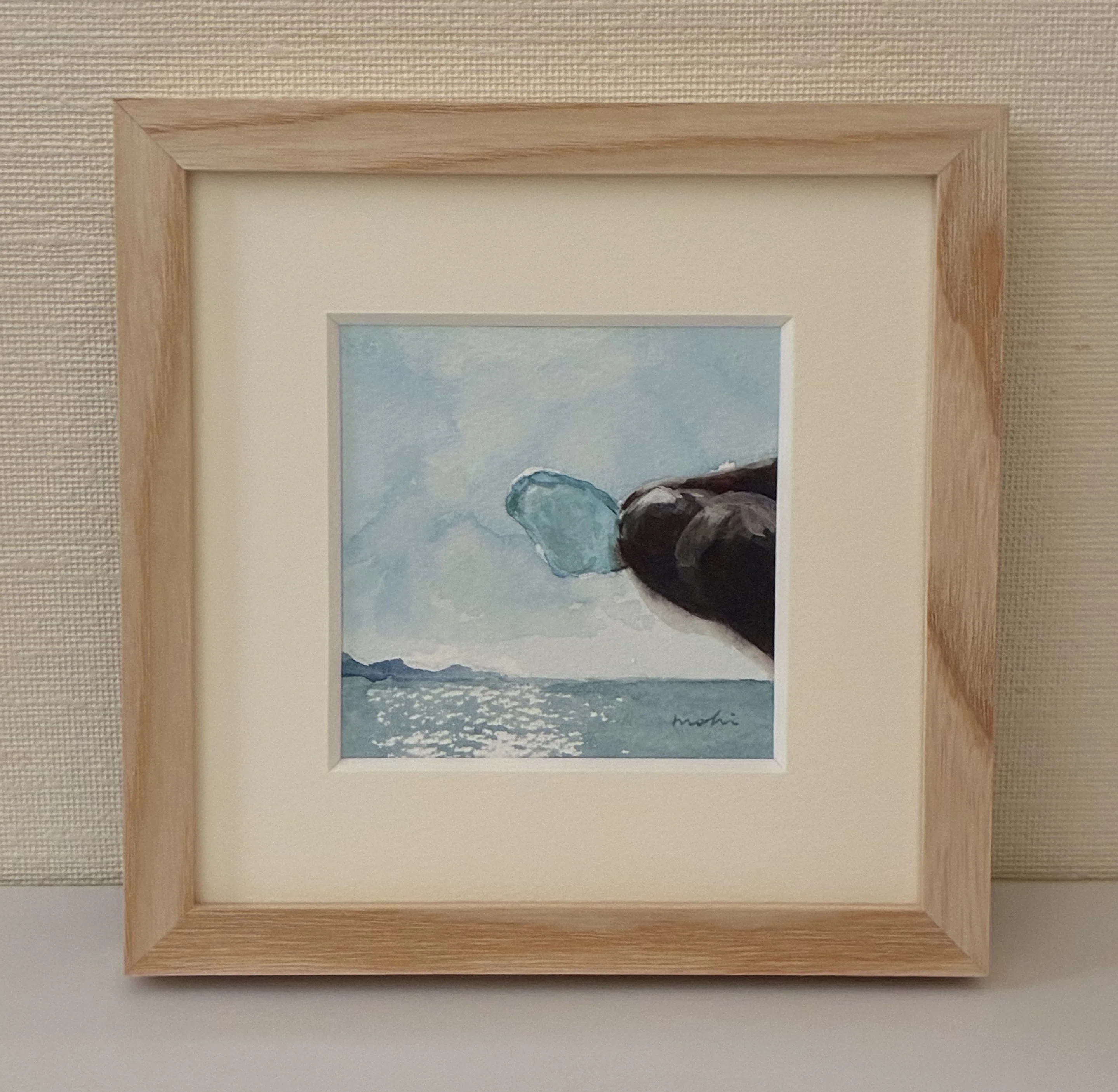 空色ターコイズ」 / 額装作品(1)｜mohi