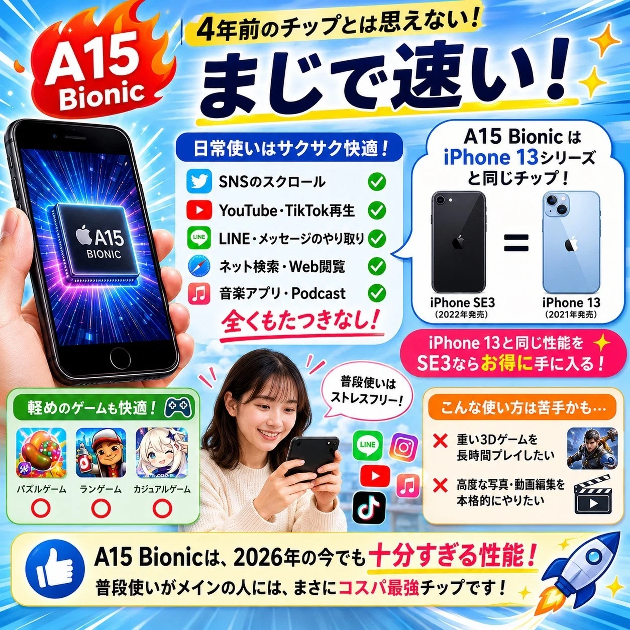 iPhone SE3 最終値下げ iPhone SE3(第3世代)が販売終了へ。ホームボタン搭載iPhoneは今後は