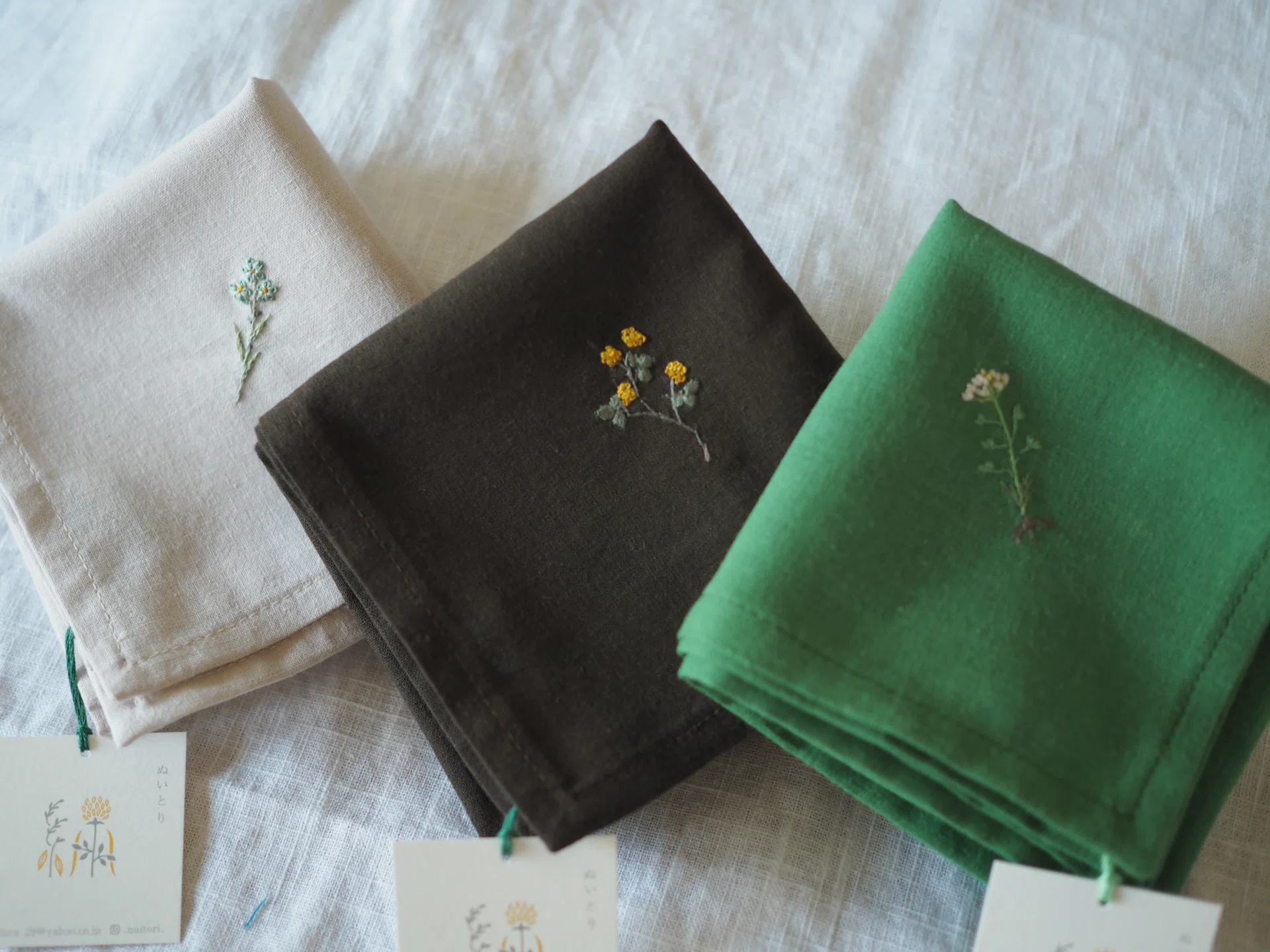てにをは 繍 ぬいとり いつかの あなたへ｜繍〜ぬいとり