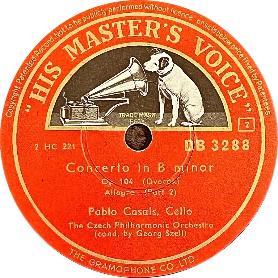 Credenza 1926 × 78rpm Encounter Vol. 38: Pablo Casals in the Era