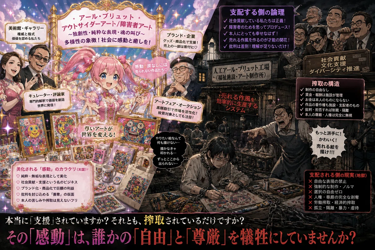 アール・ブリュット/アウトサイダーアート/障害者アートの公式画像