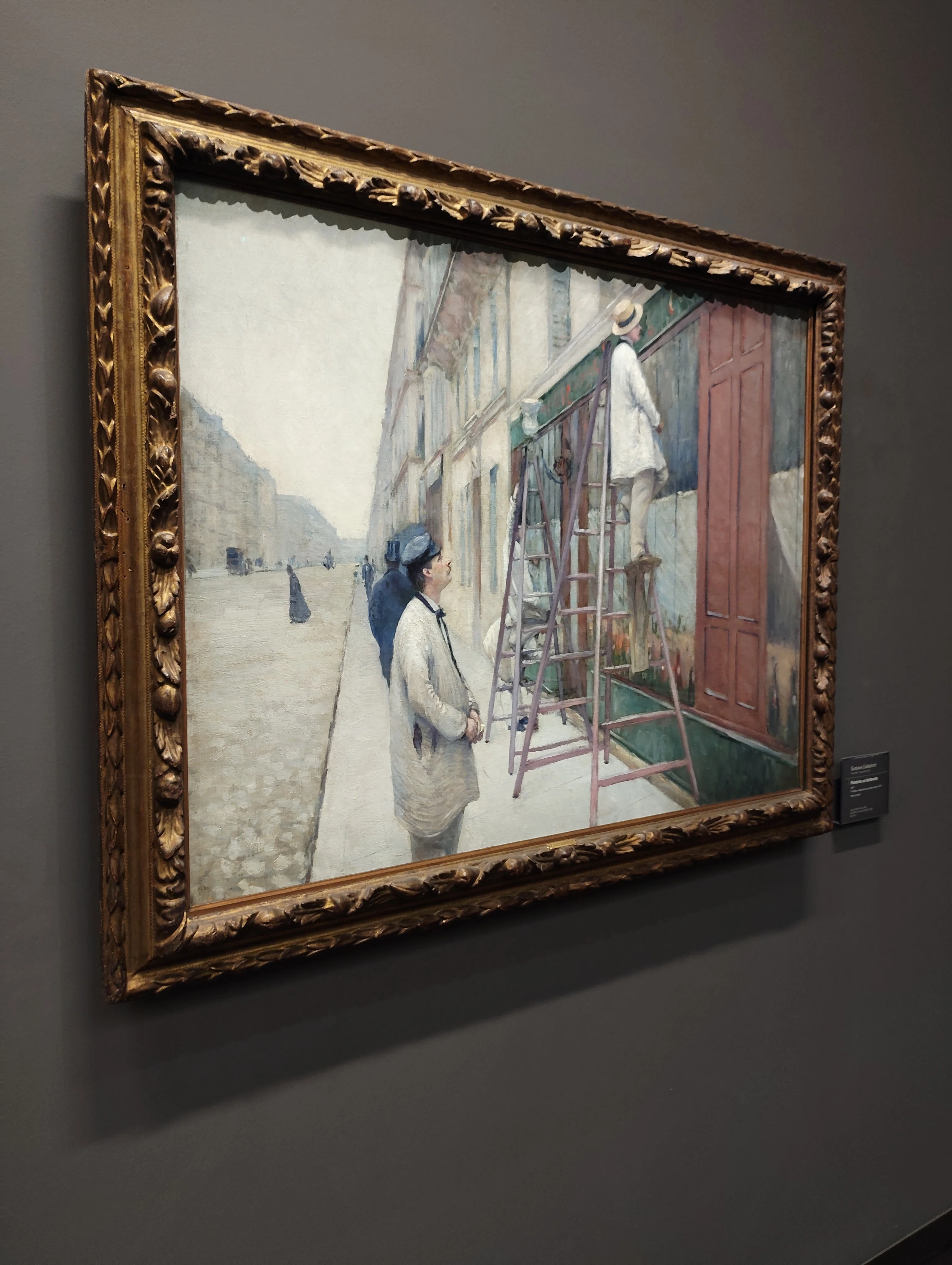 こんな絵もGustave Caillebotte（ギュスターヴ・カイユボット）は描い