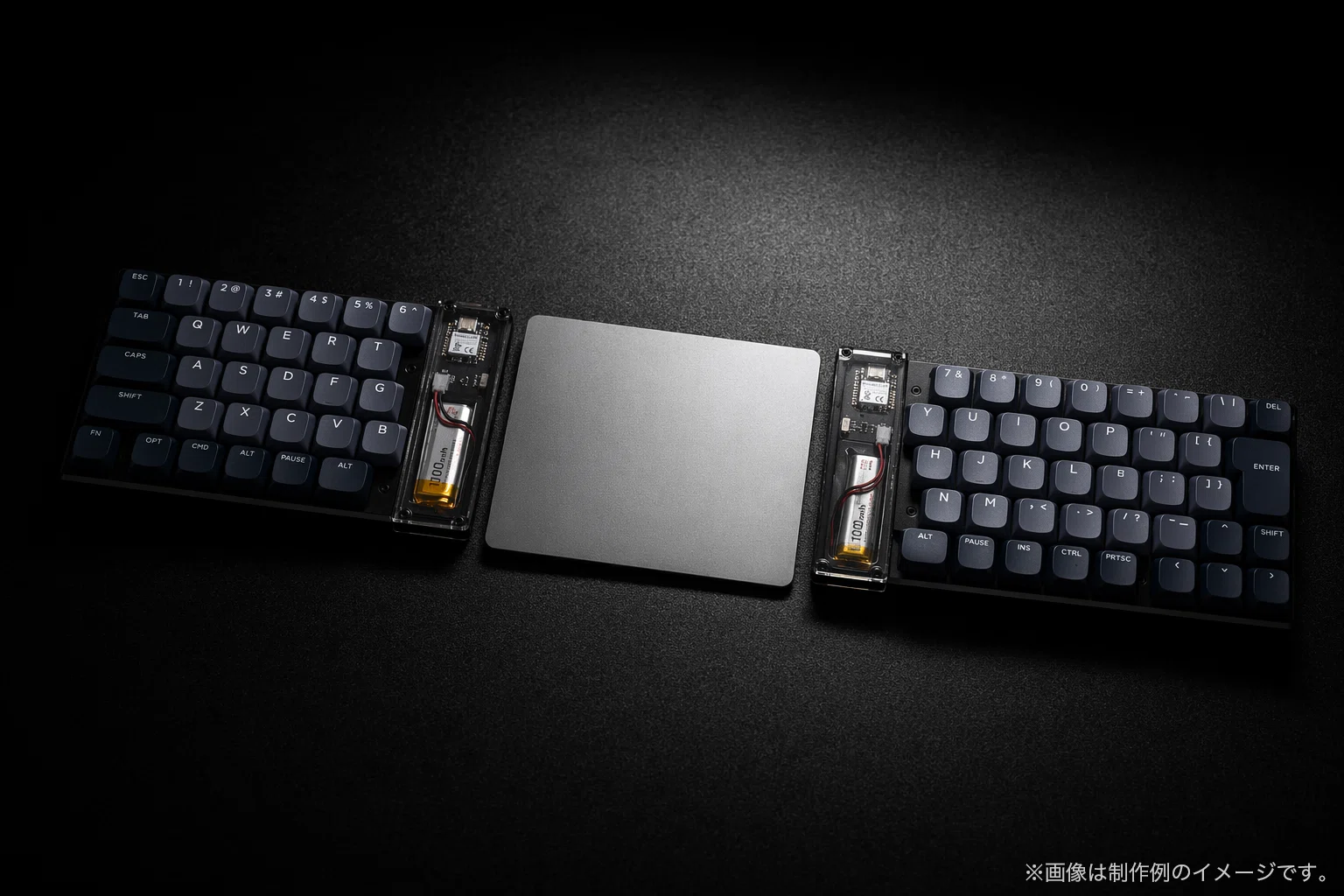 HHKB日本語配列互換 / 完全無線 / Choc MX両対応 分割キーボード