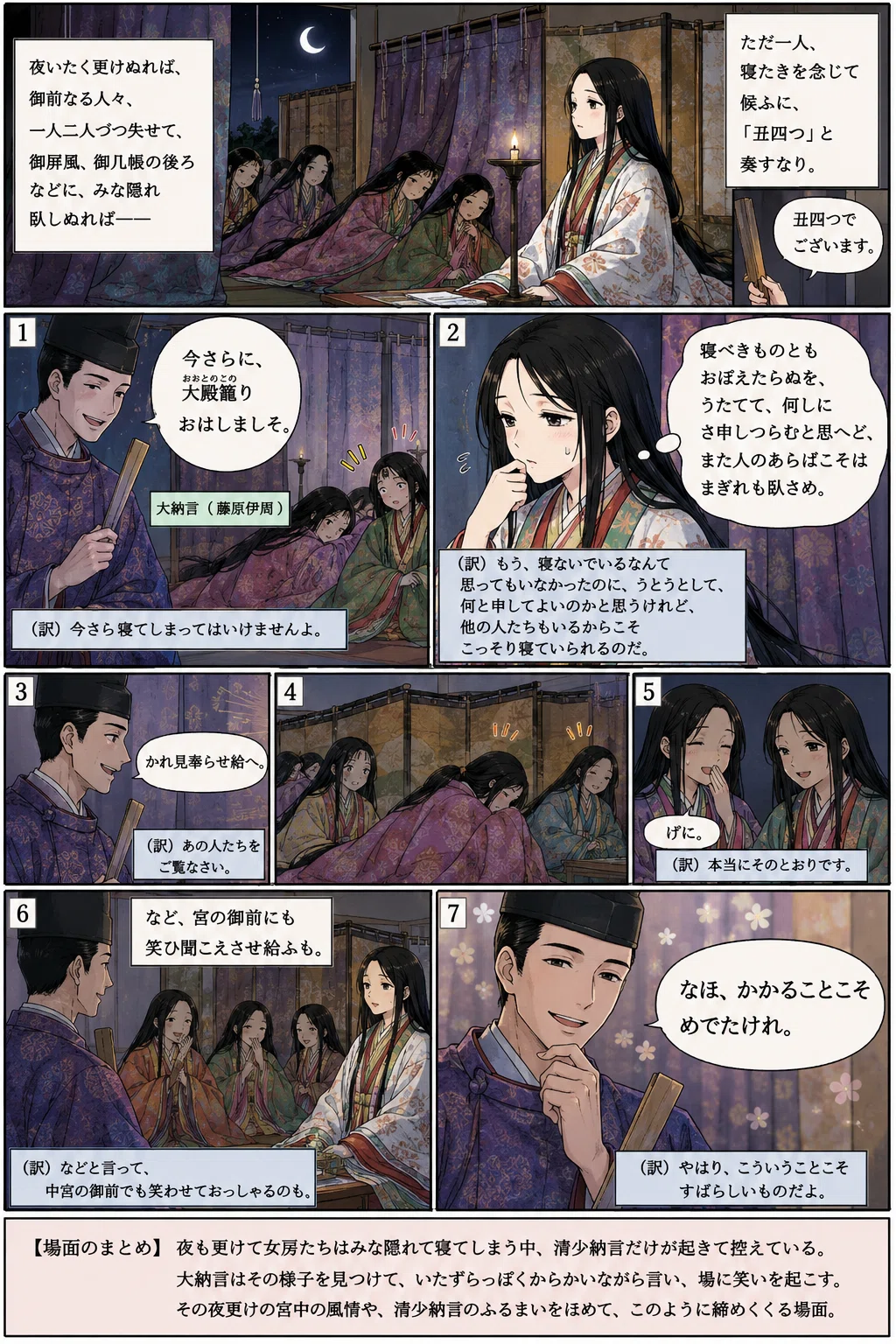 大納言参りたまひて 登場人物
