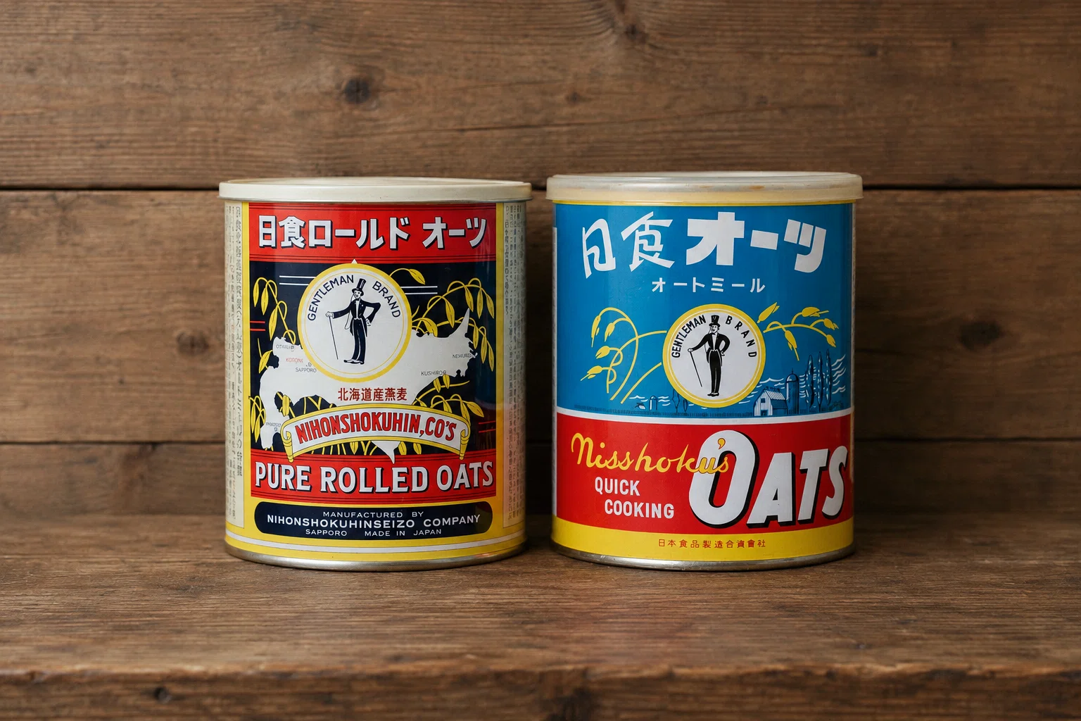 この缶がまだ現役なのがうれしい。日食ロールドオーツ｜わか'S