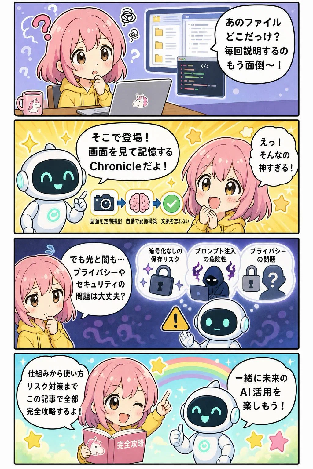OpenAI Codex Chronicle完全攻略 画面を見てるAIが文脈を忘れない時代