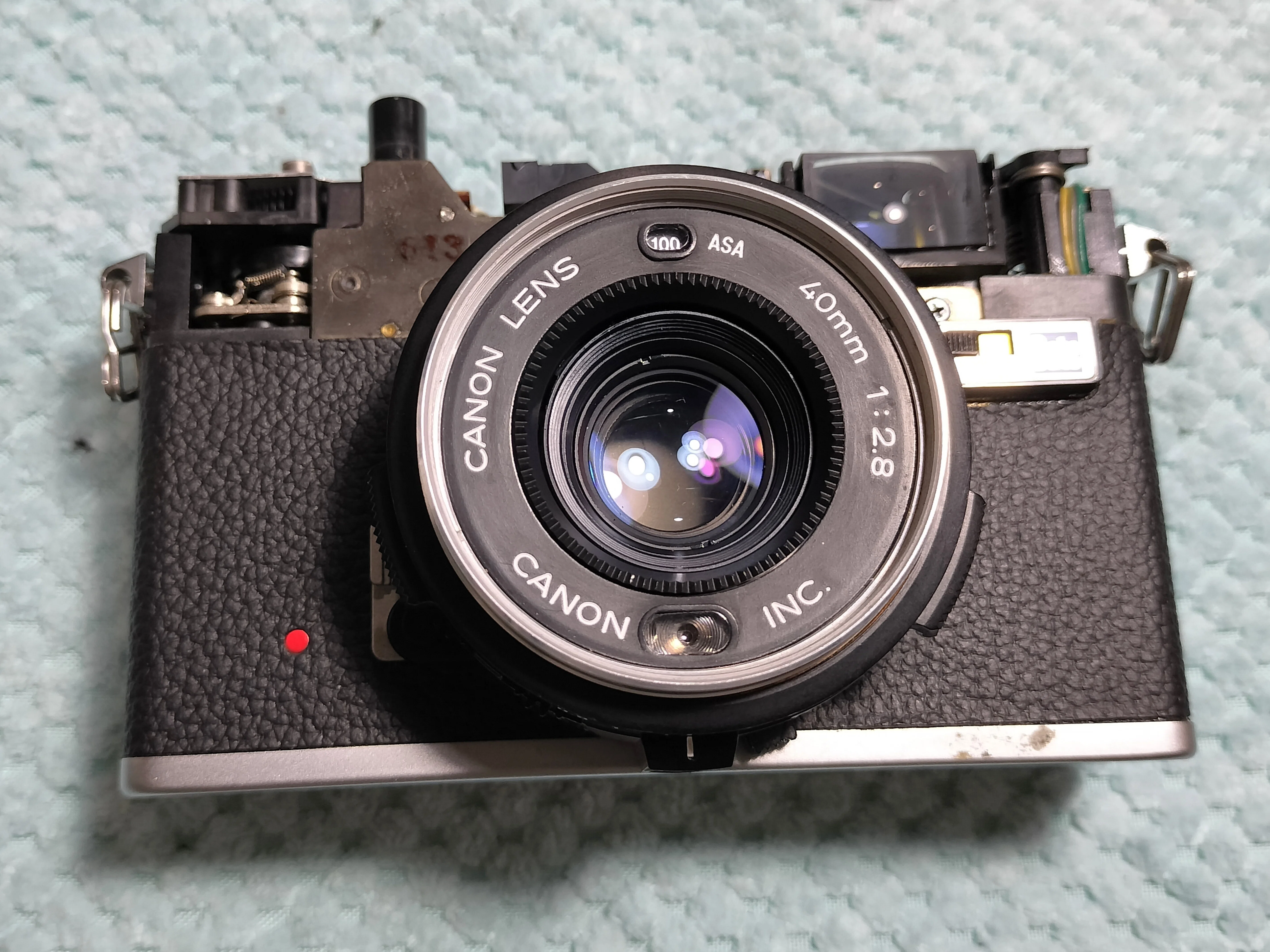 Canon Datematicの分解｜フィルムカメラ修理のアクアカメラ
