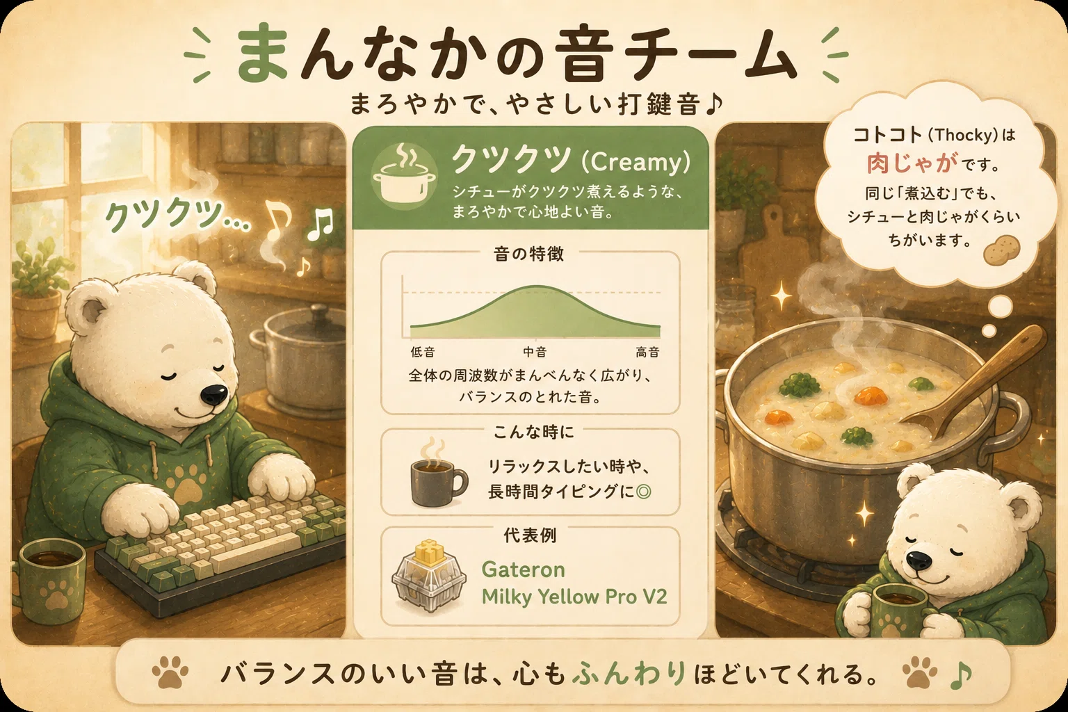 大人の絵本🧸クマと5つの打鍵音♪｜るきべあ🐻音楽制作×ガジェット