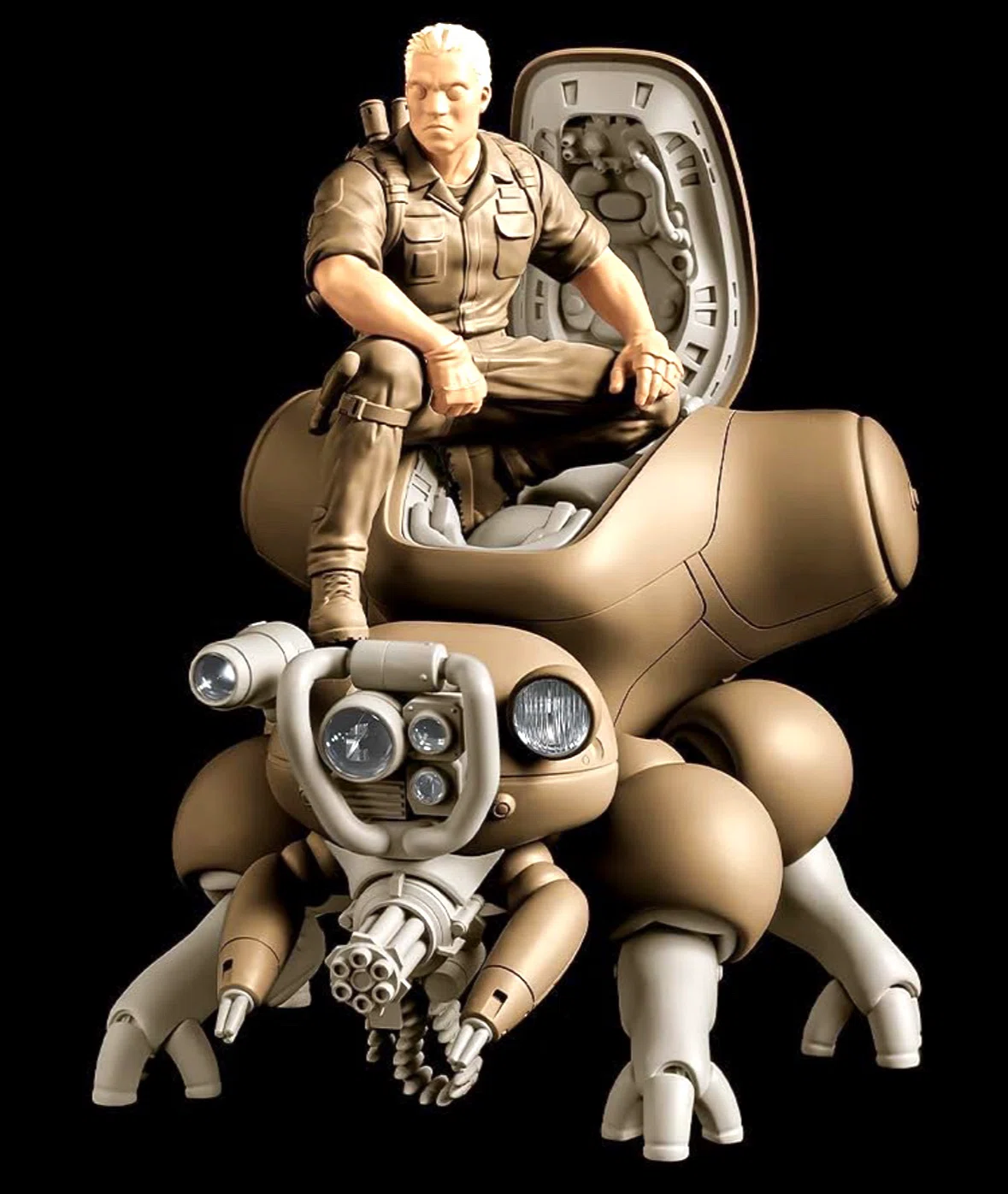 タチコマじゃない、フチコマだ｜原作『攻殻機動隊』PLAMAX全3種プラモ