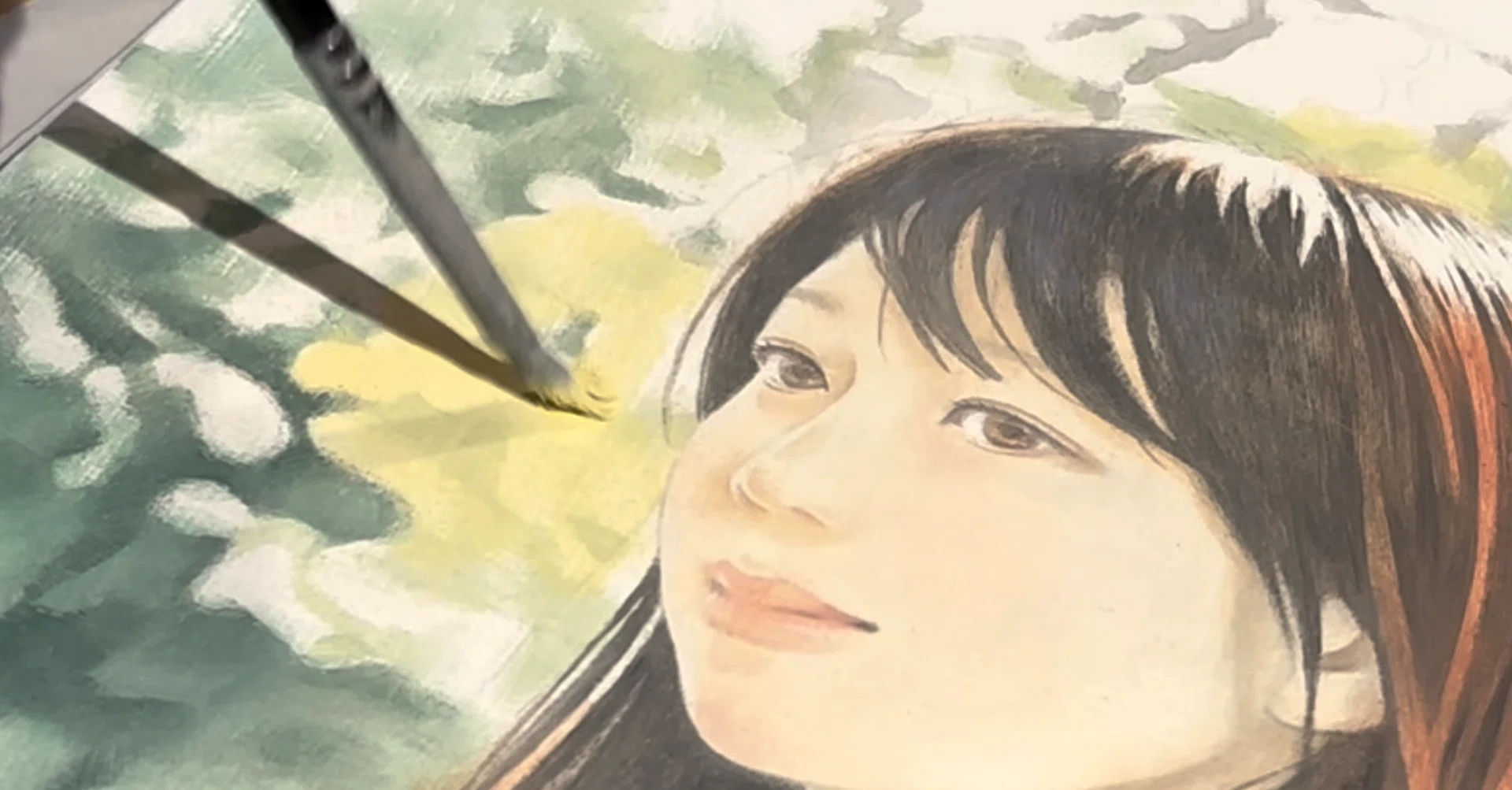 エッセイ】「空気感」を描くための私なりの工夫｜油彩画『風の色