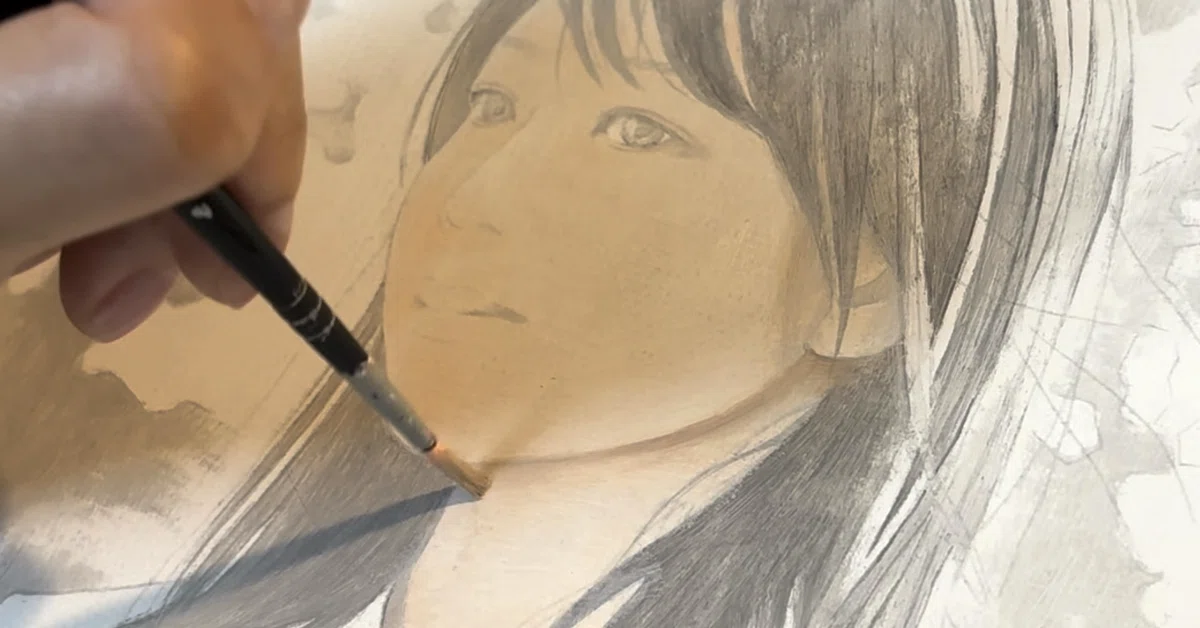 エッセイ】「空気感」を描くための私なりの工夫｜油彩画『風の色