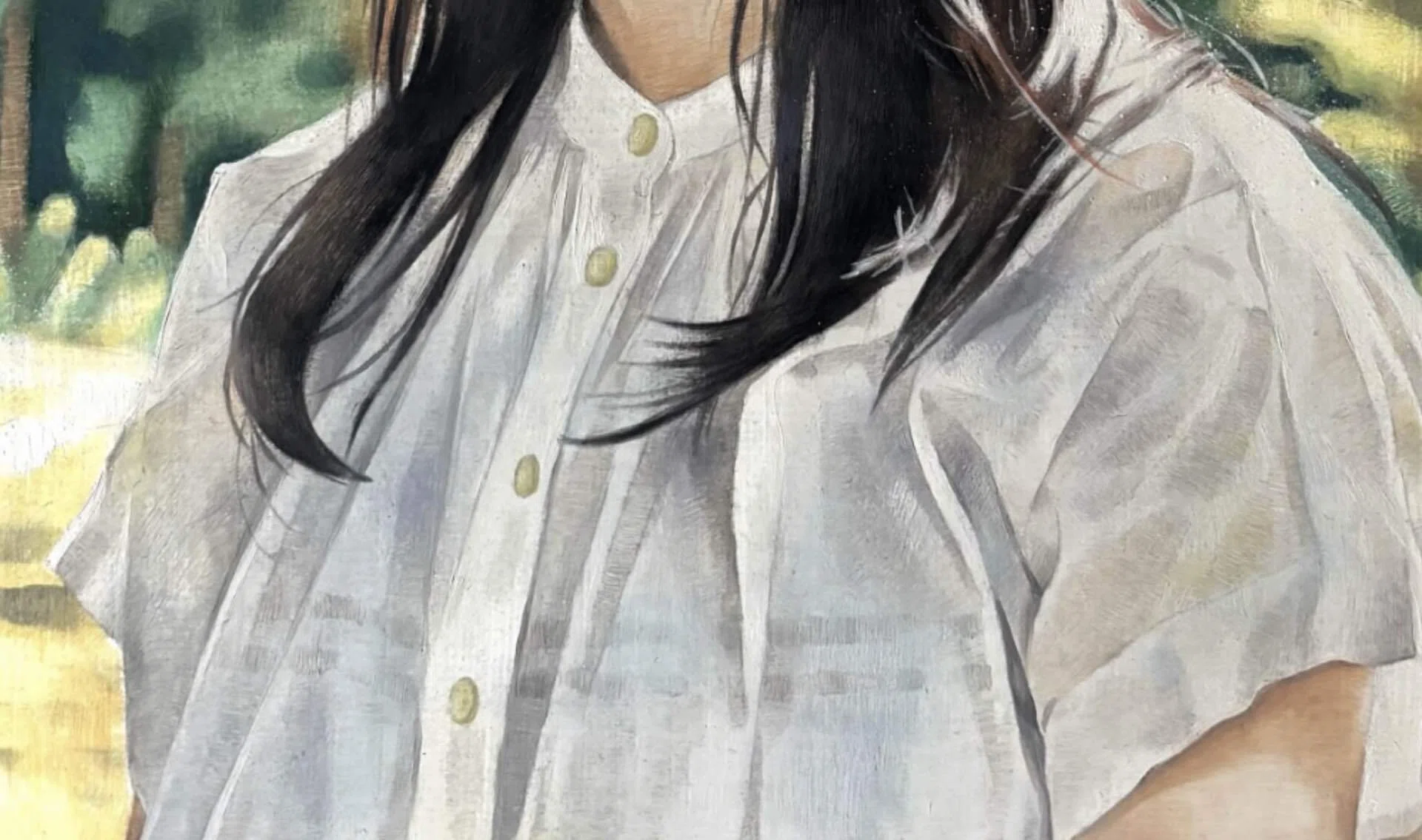 エッセイ】「空気感」を描くための私なりの工夫｜油彩画『風の色