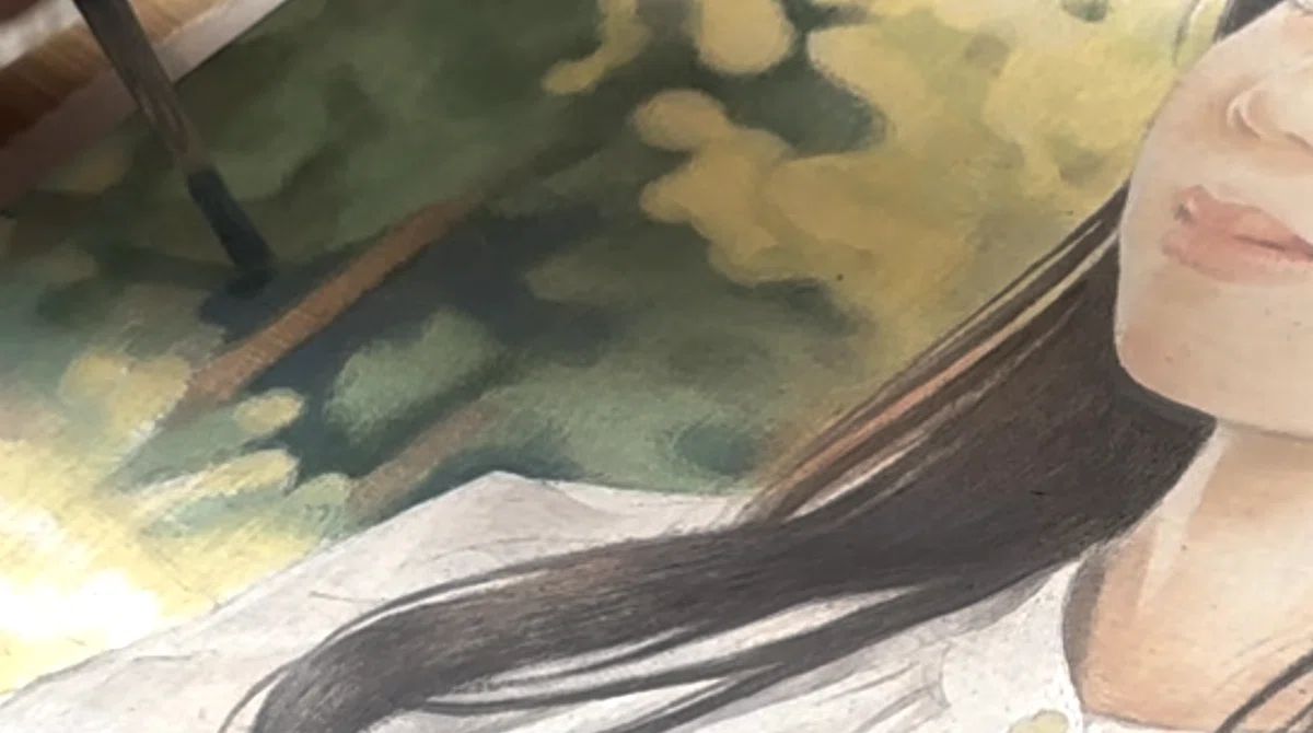エッセイ】「空気感」を描くための私なりの工夫｜油彩画『風の色