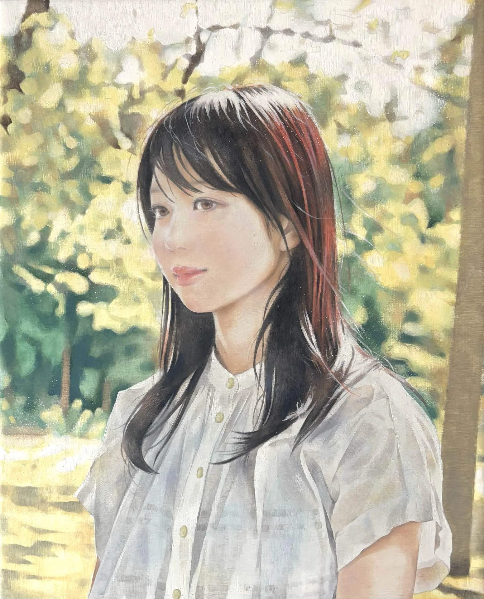 エッセイ】「空気感」を描くための私なりの工夫｜油彩画『風の色