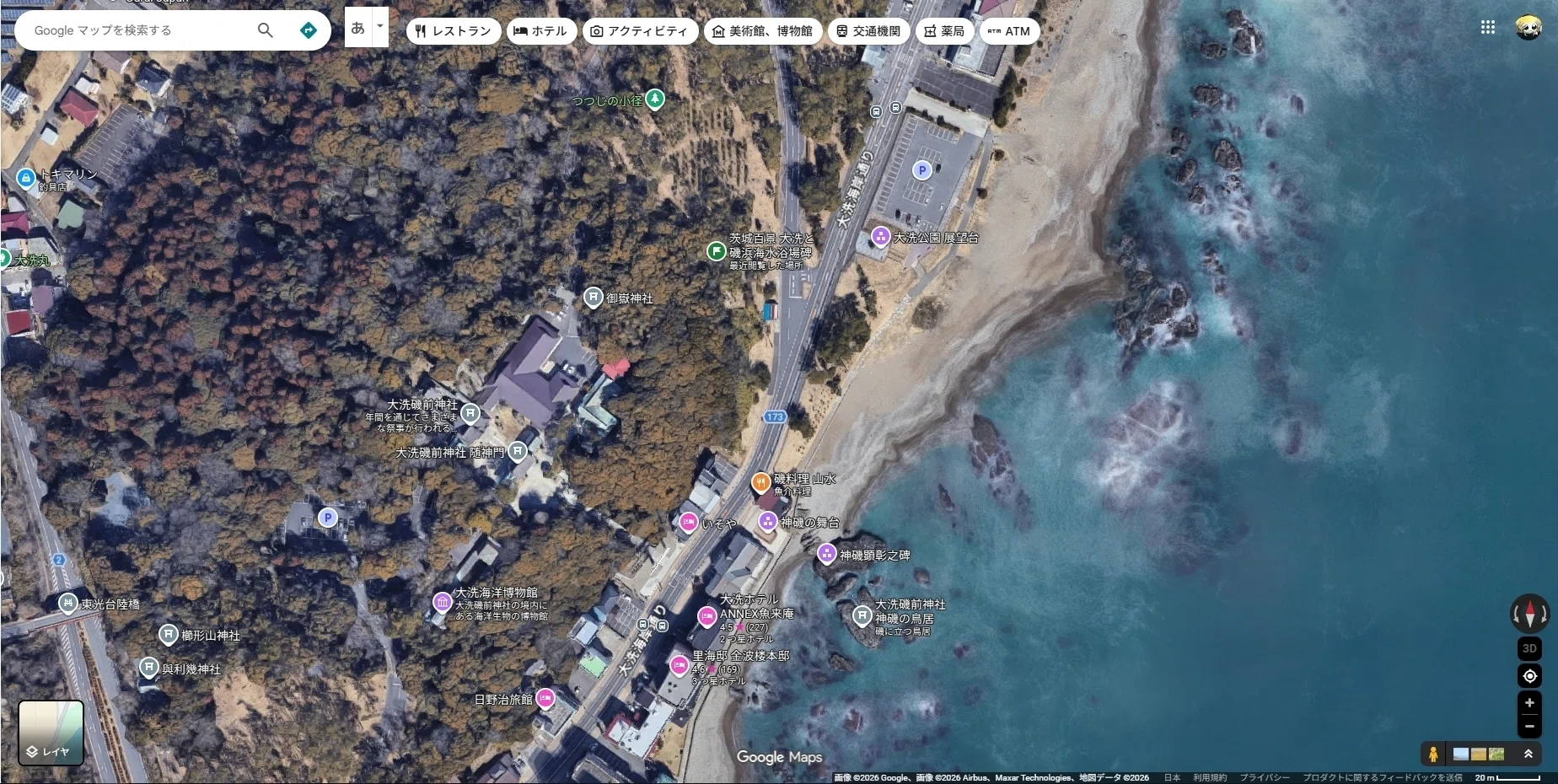 茨城百景 大洗と磯浜海水浴場｜zxqh7