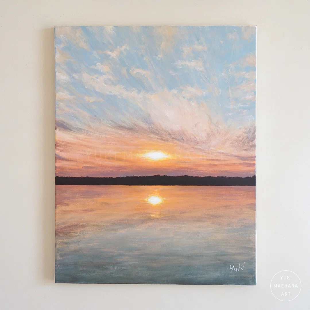 The Reason I Started Painting Sunsets｜マエハラユウキ