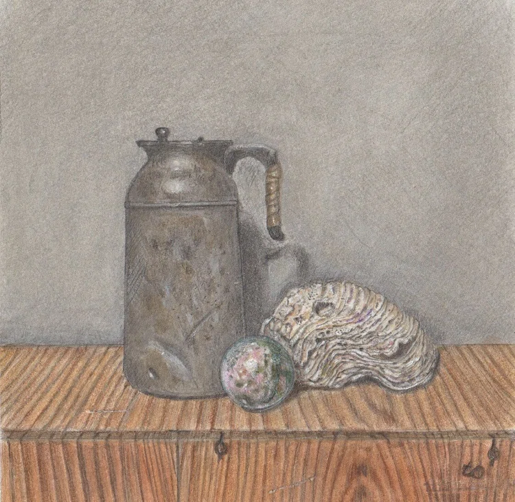 ◇ 静物画　大型水彩　在銘あり ◇ 静物画 大型水彩 在銘あり 【公式通販】