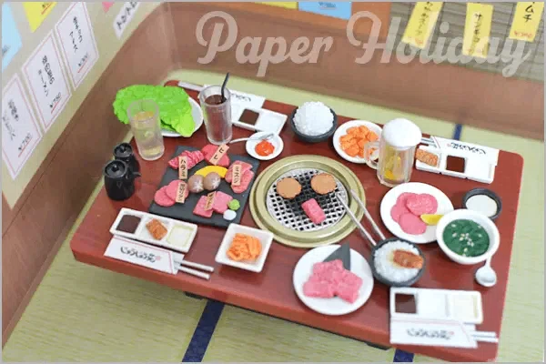 焼肉食べたい・・・｜PAPER HOLIDAY studio｜フォトショップとミニチュア