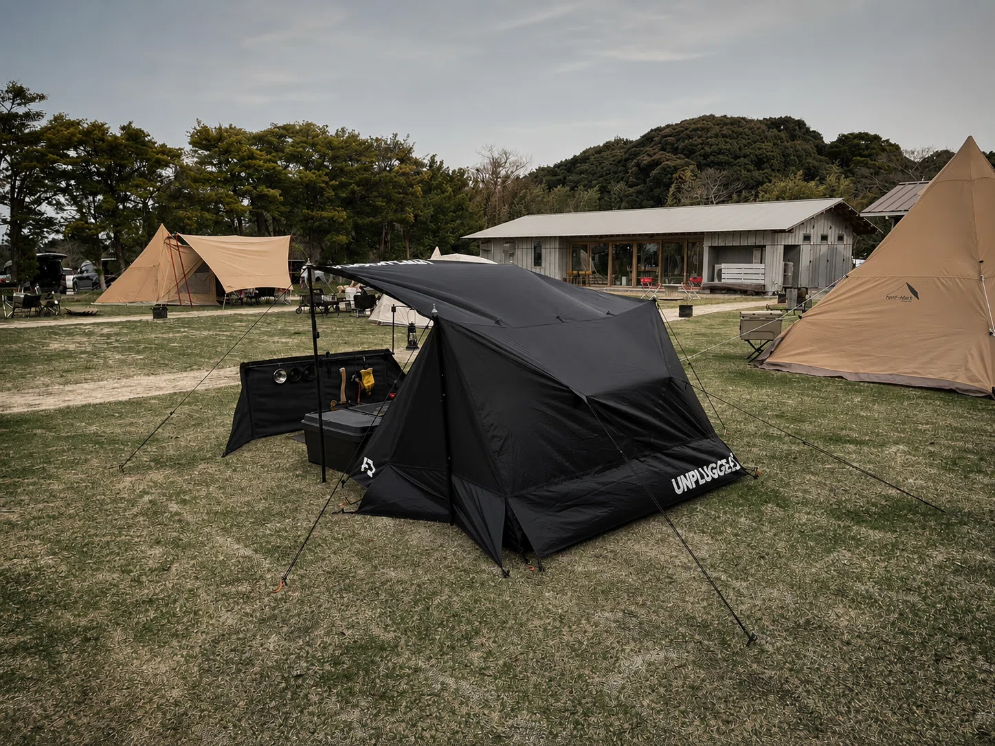 がんちゃんページ FAMILY SUN CARBON 黒色※1箱 キャンプ体験記】強風とちゃんぽん ｜123camp｜hifumi.camp
