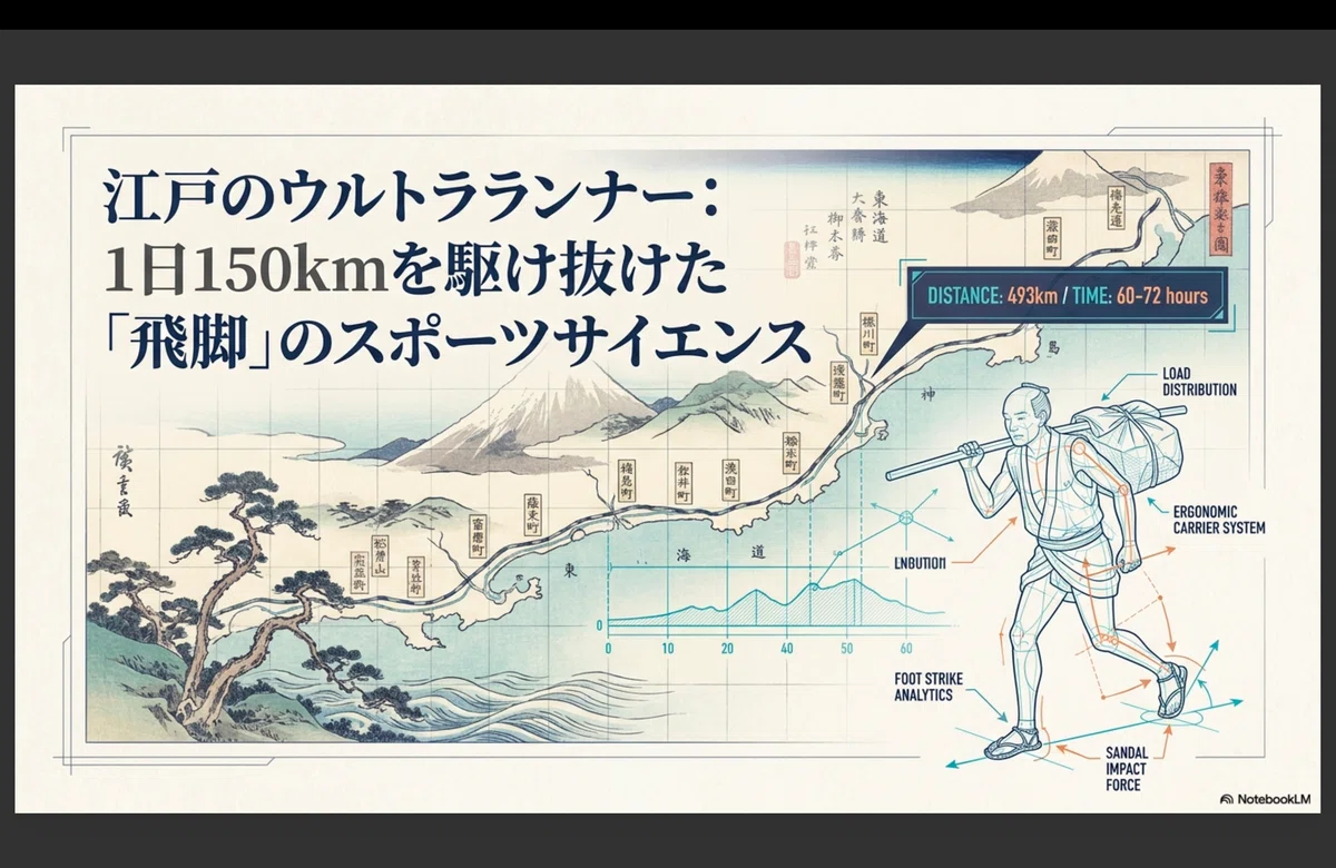 Running 100km a Day! The Scientific Reason Edo Period Express ...