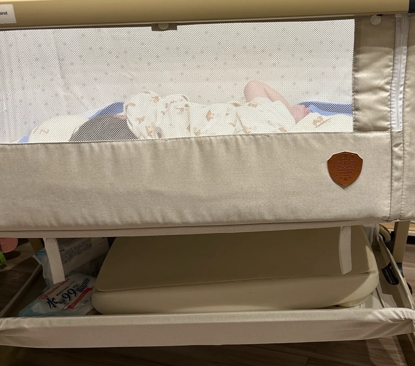Why I highly recommend the HZDMJ baby crib for small homes｜でんぽ