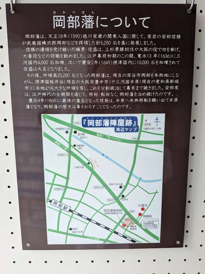 藩】岡部藩安部家（武蔵国）｜那加瀬 晶