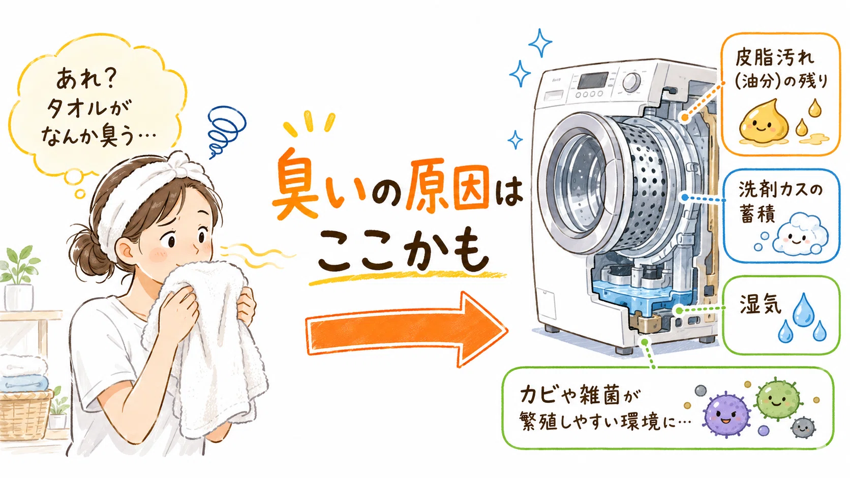 タオル が 臭い