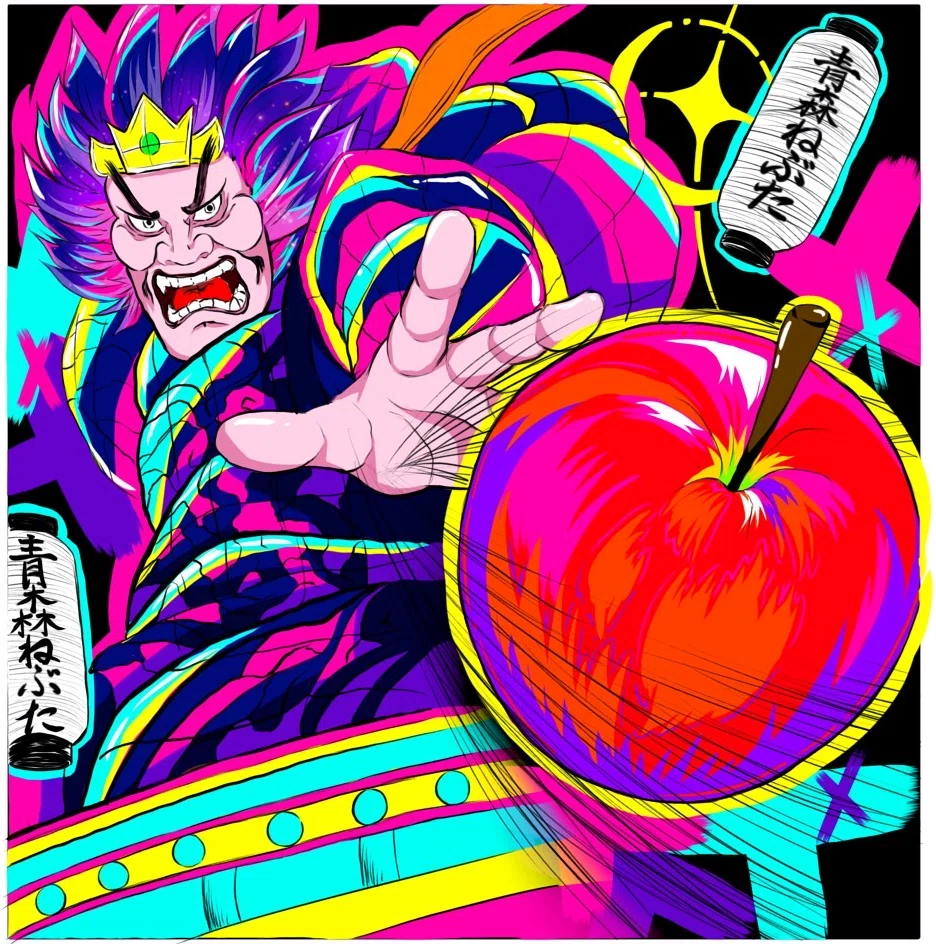 【1点もの】 ガネーシャアート ❤️瓜阪律 原画　前に進む力 開運商売繁盛・浄化 Bunkamura×大阪芸術大学『マンガデザインで文化ツーリズム㉑青森県
