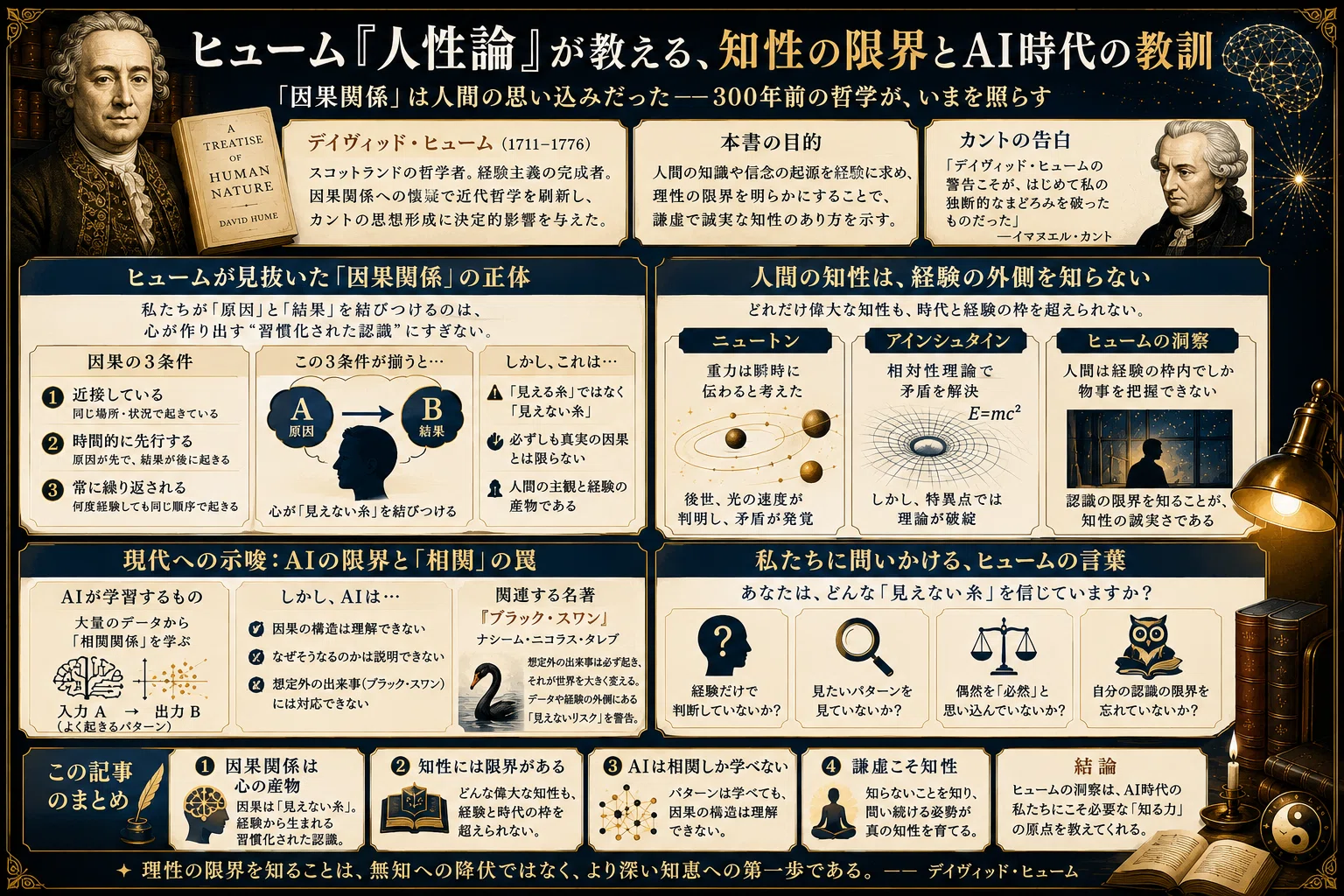 AIの限界」は300年前に見抜かれていた――ヒューム『人性論』が問う