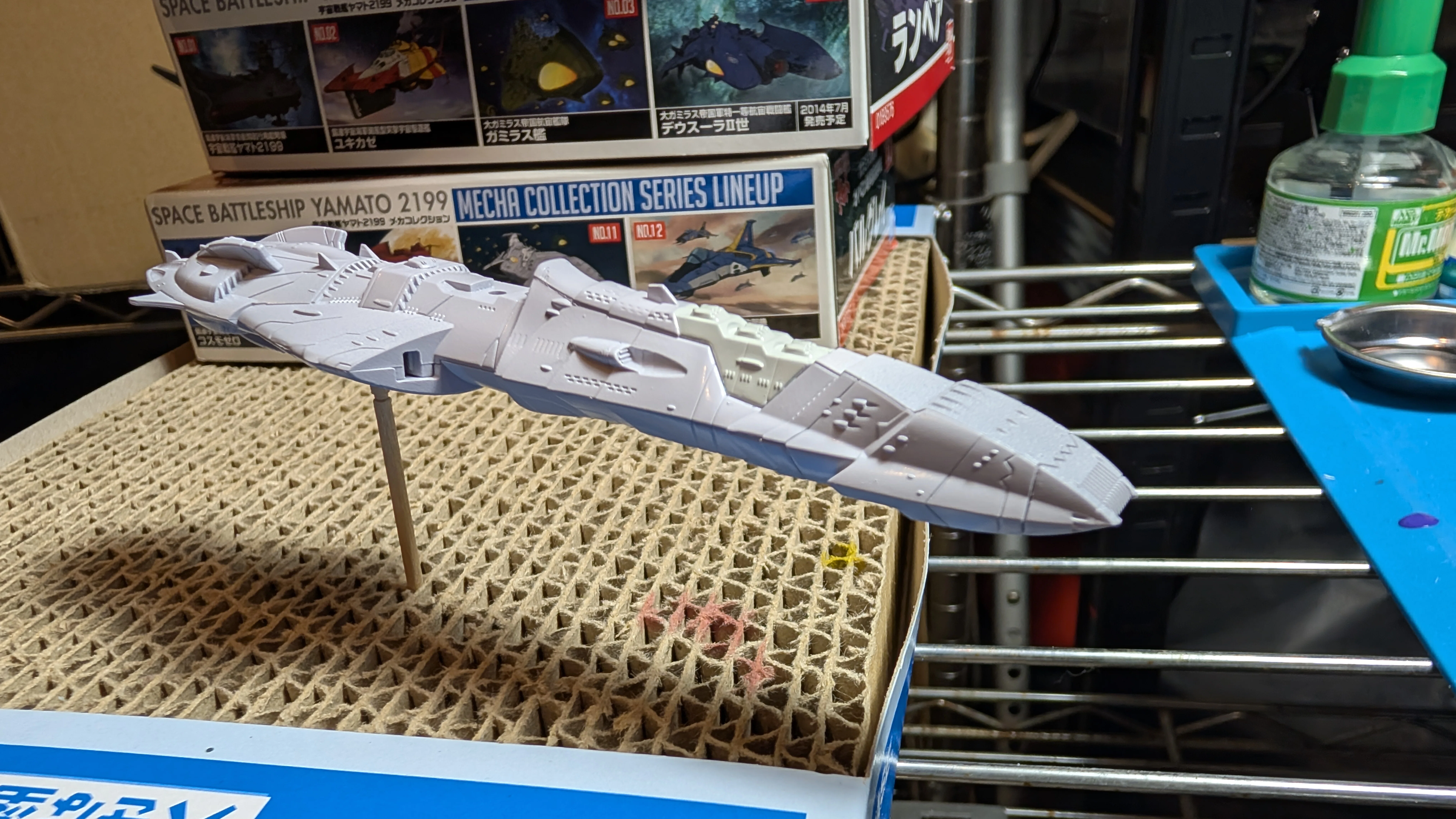 メカコレ】ゼルグート級一等航宙戦闘艦“ドメラーズⅢ世”制作記録 