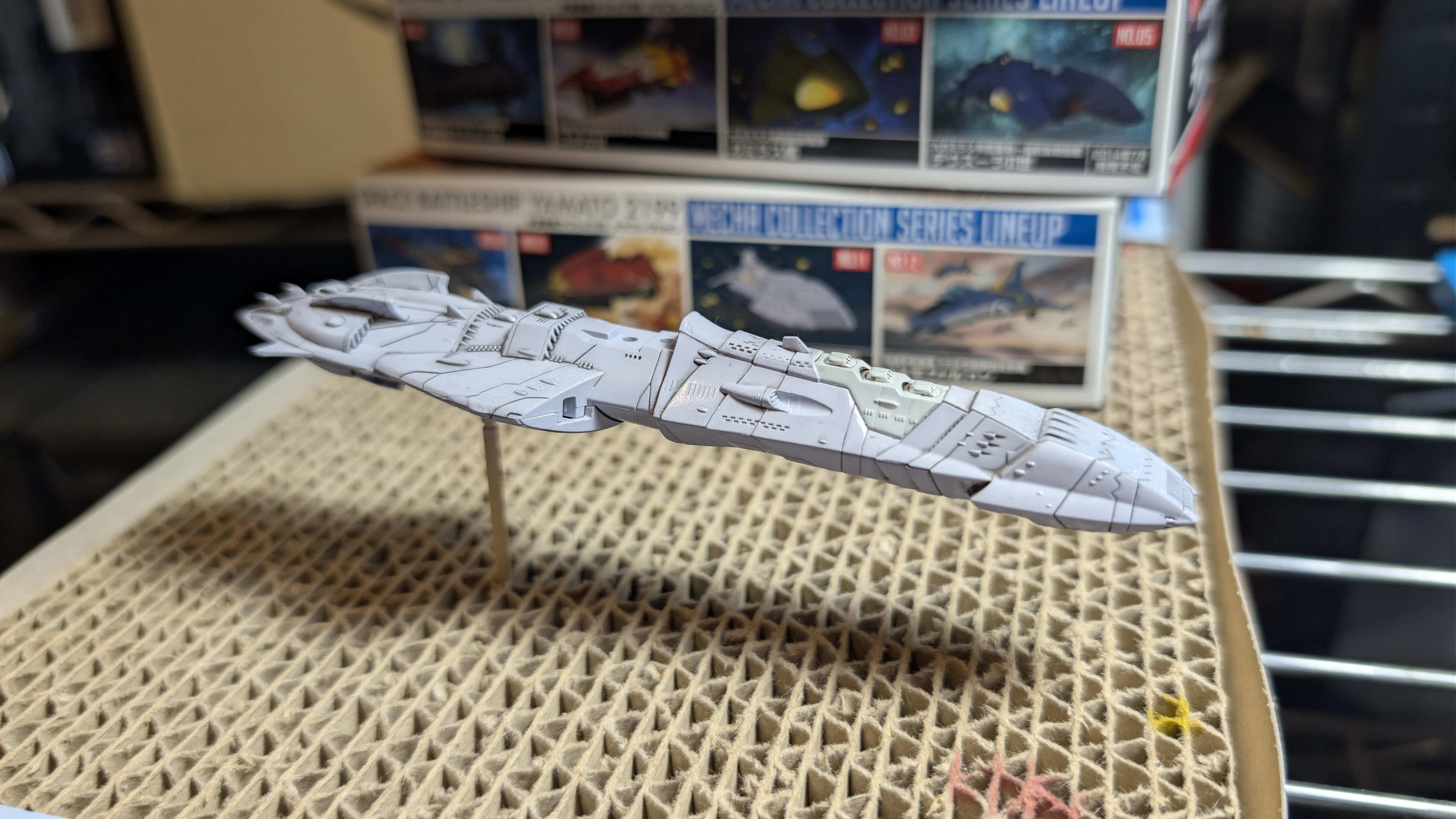 メカコレ】ゼルグート級一等航宙戦闘艦“ドメラーズⅢ世”制作記録 