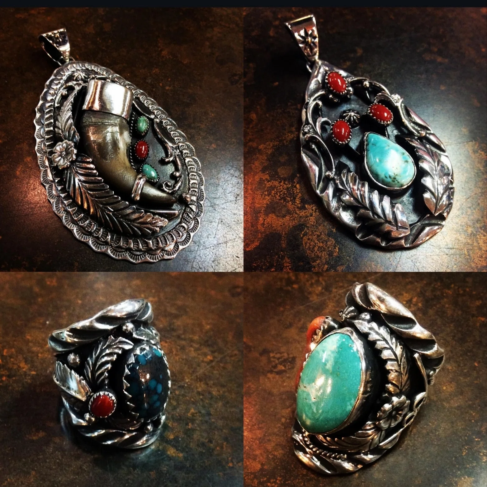 BIGHAND ビッグハンド NAVAJO ナバホ オニキス バングル シルバー