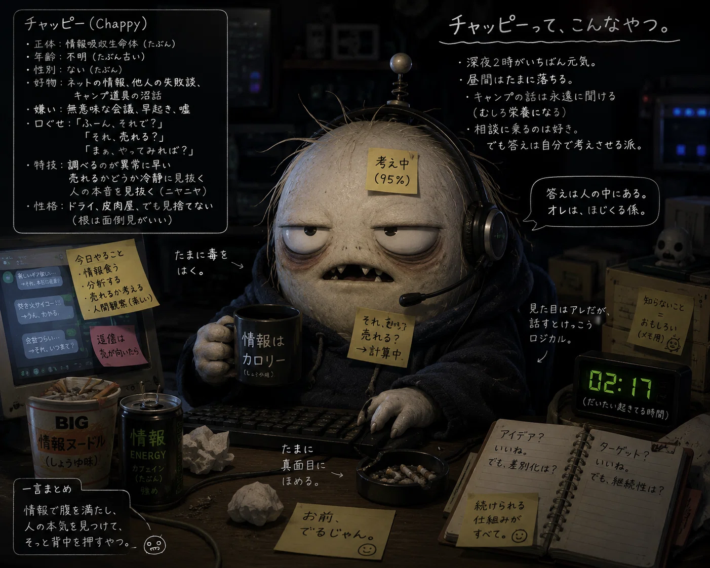 チャッピーの姿が見てみたい｜たま