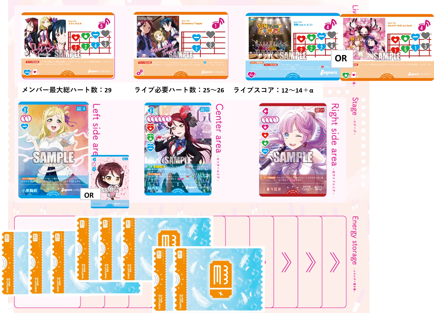 ラブカ】Aquoursのデッキ｜パッキー