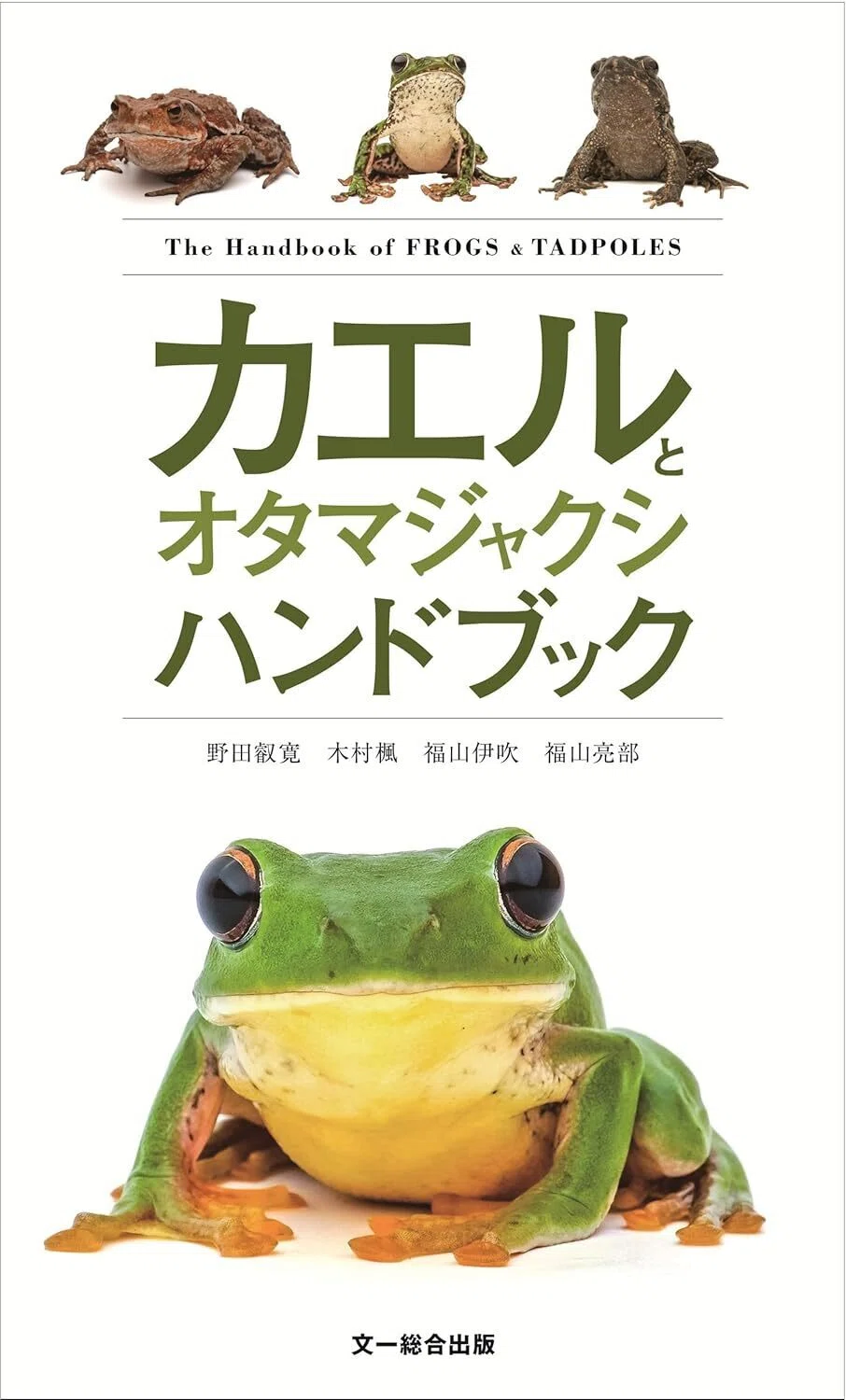 6月28日（日）『カエルとオタマジャクシハンドブック』（文一総合出版