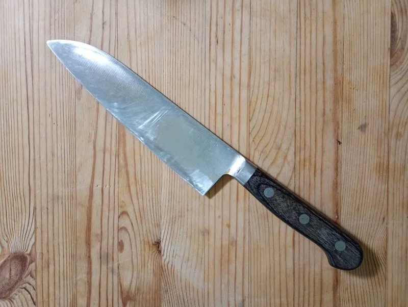 Misono 440 三徳包丁を研ぐ｜はっさ