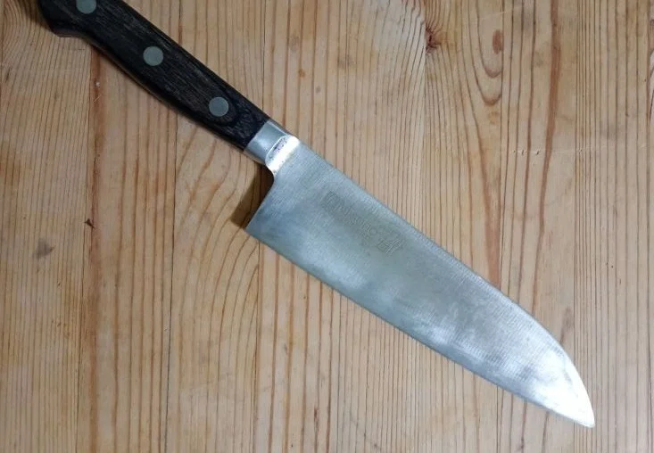 Misono 440 三徳包丁を研ぐ｜はっさ