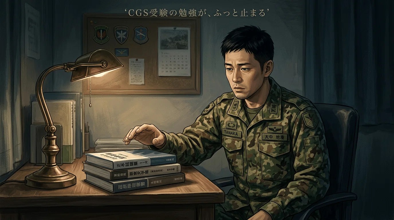 CGS1次試験対策】陸自指揮幕僚課程受験は“戻れる仕組み”で続ける｜長期