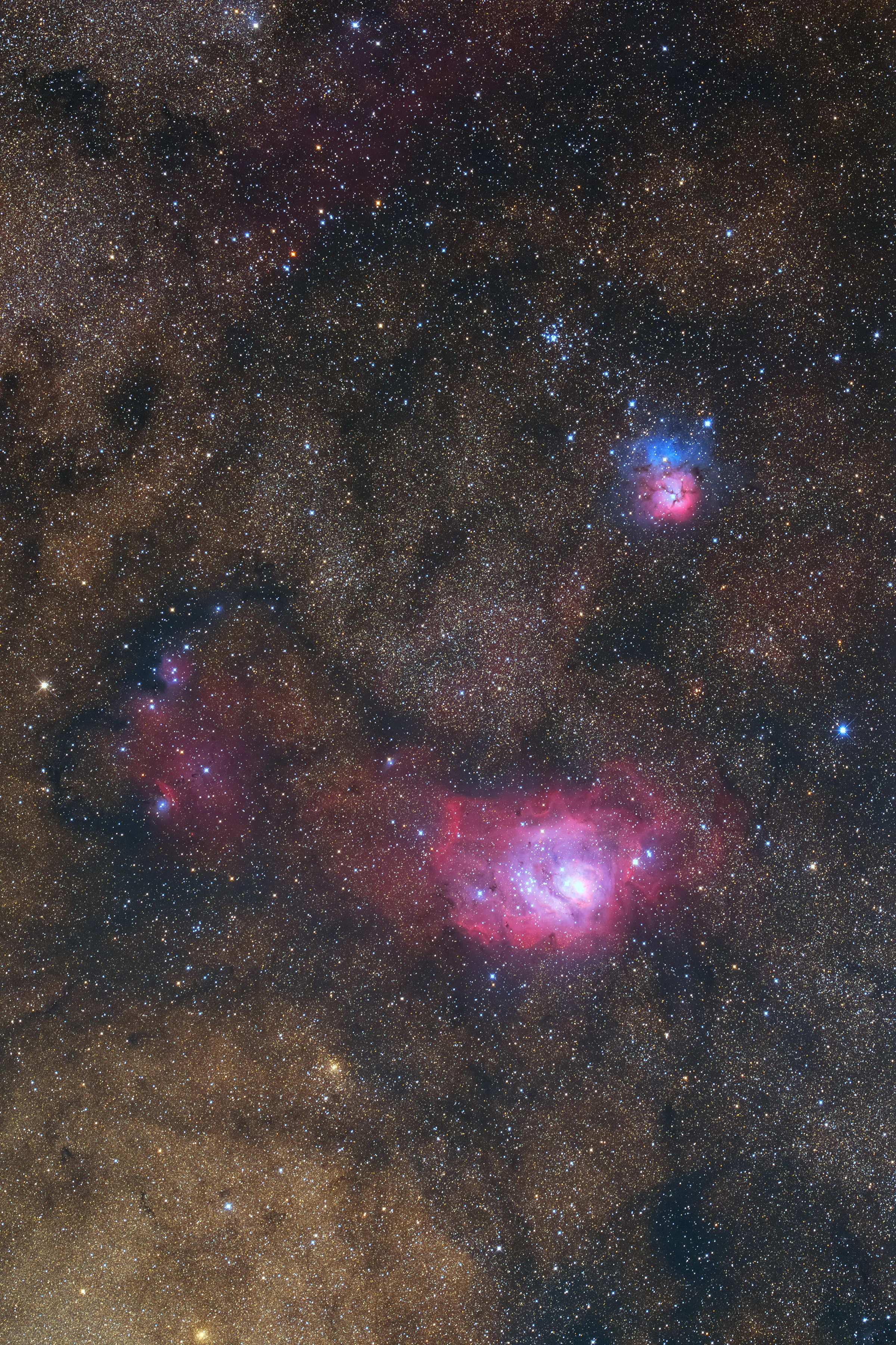M8 & M20 (The Lagoon & Trifid Nebula)｜TenMa